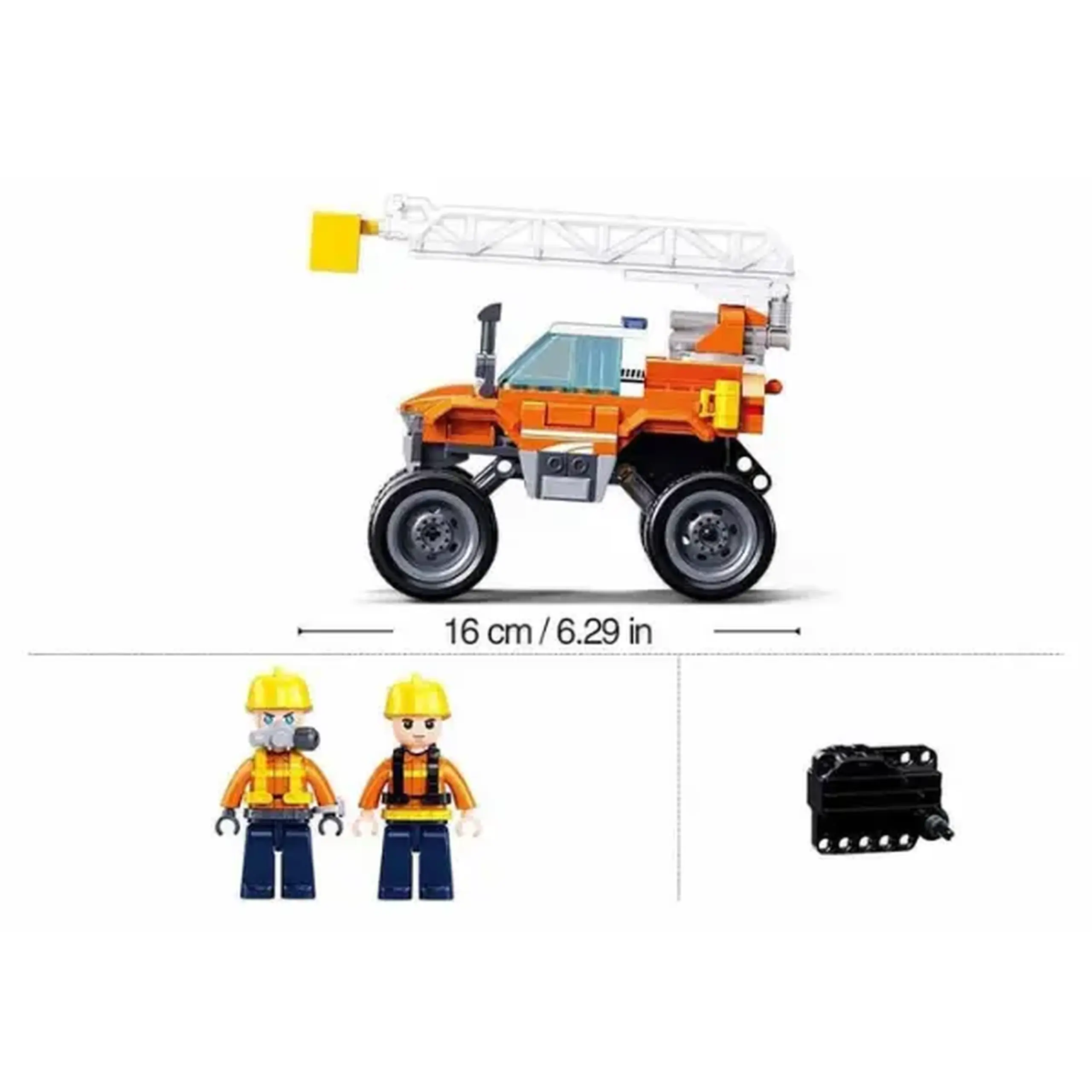 Set de construcție ”Vehicul de salvare 2 în 1”, 272 elem.