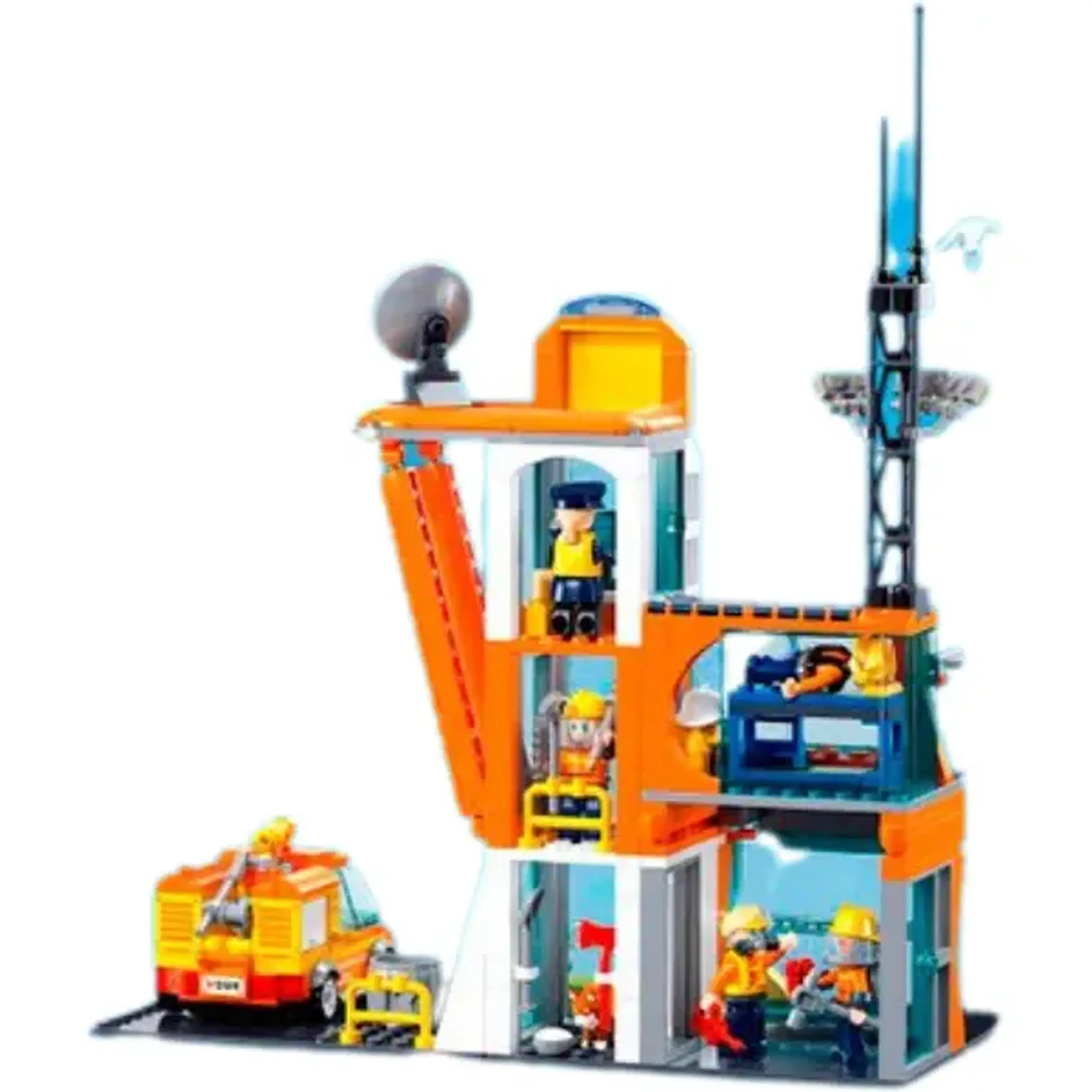 Set de construcție ”Stație de pompieri”, 407 elem.