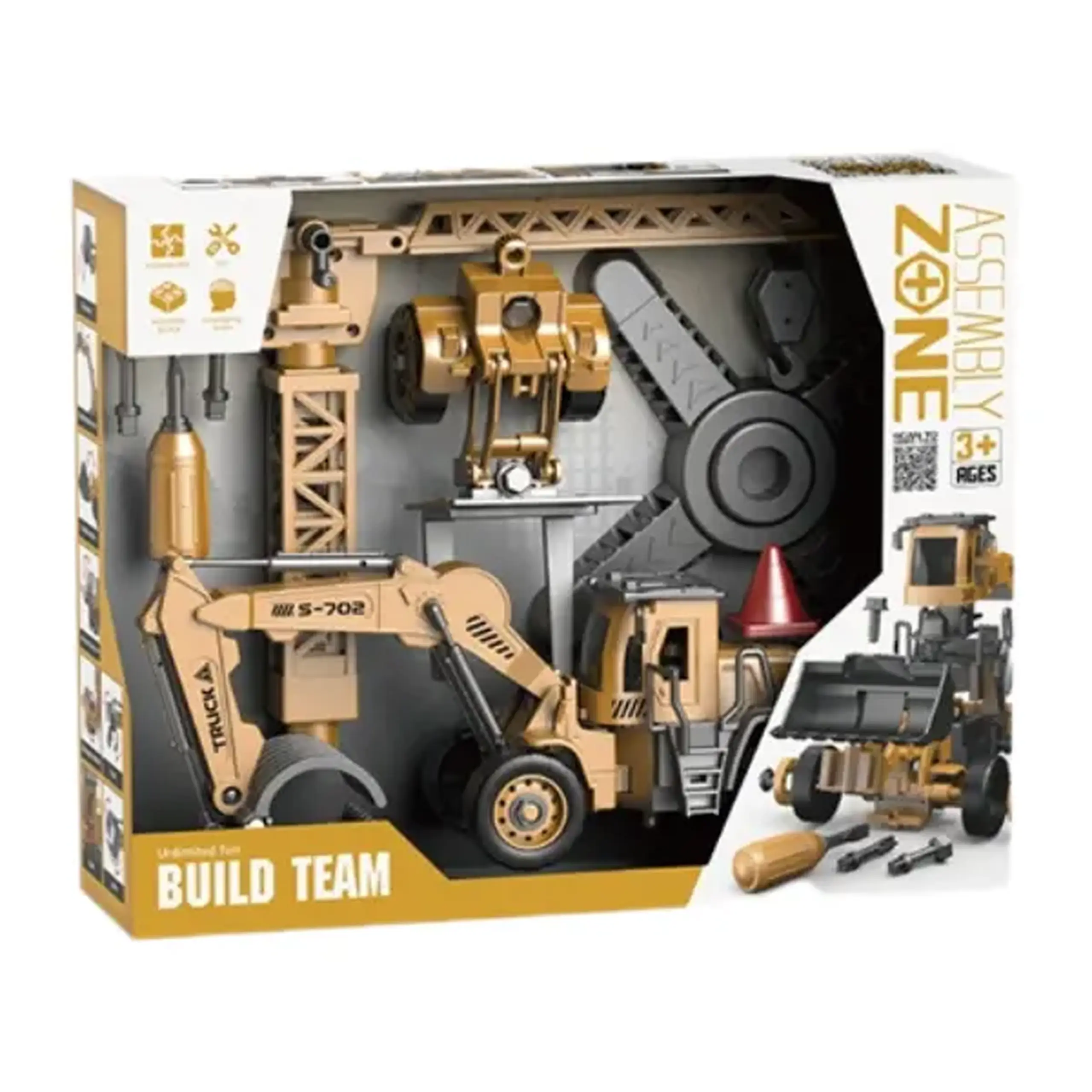 Set de joacă "Tehnică de construcție" 2 în 1