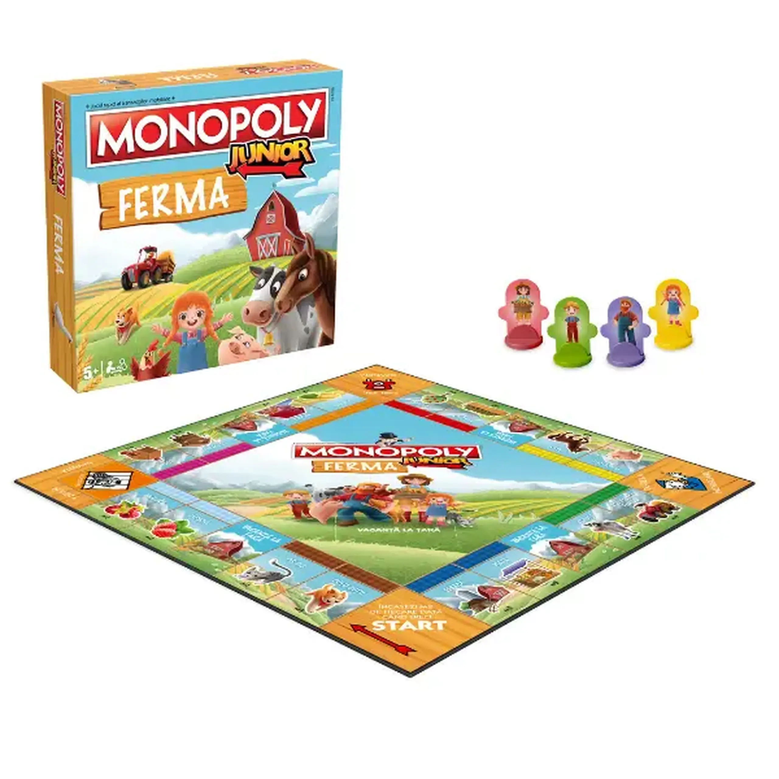 Joc de masă Monopoly Junior "Ferma" (ro)