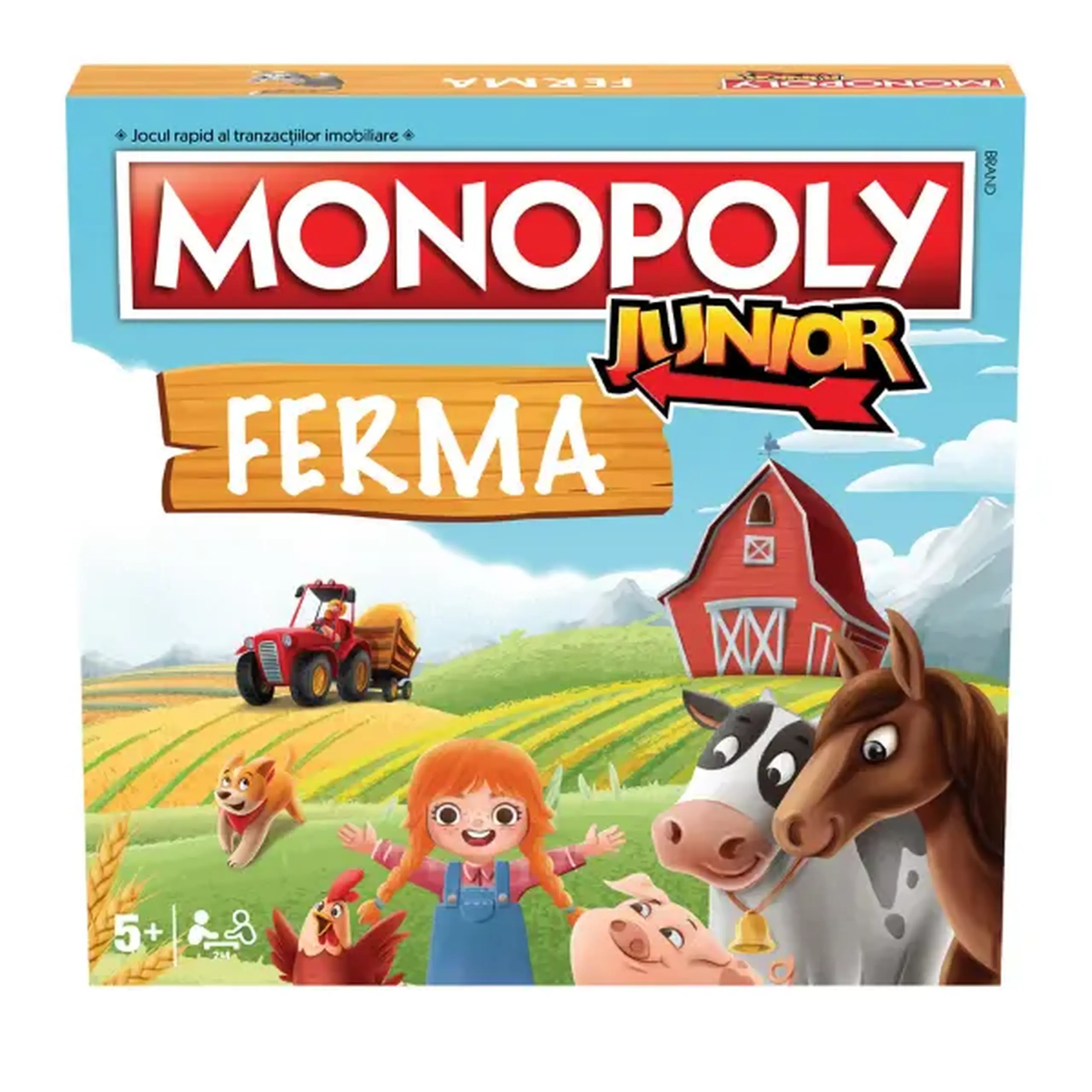 Joc de masă Monopoly Junior "Ferma" (ro)