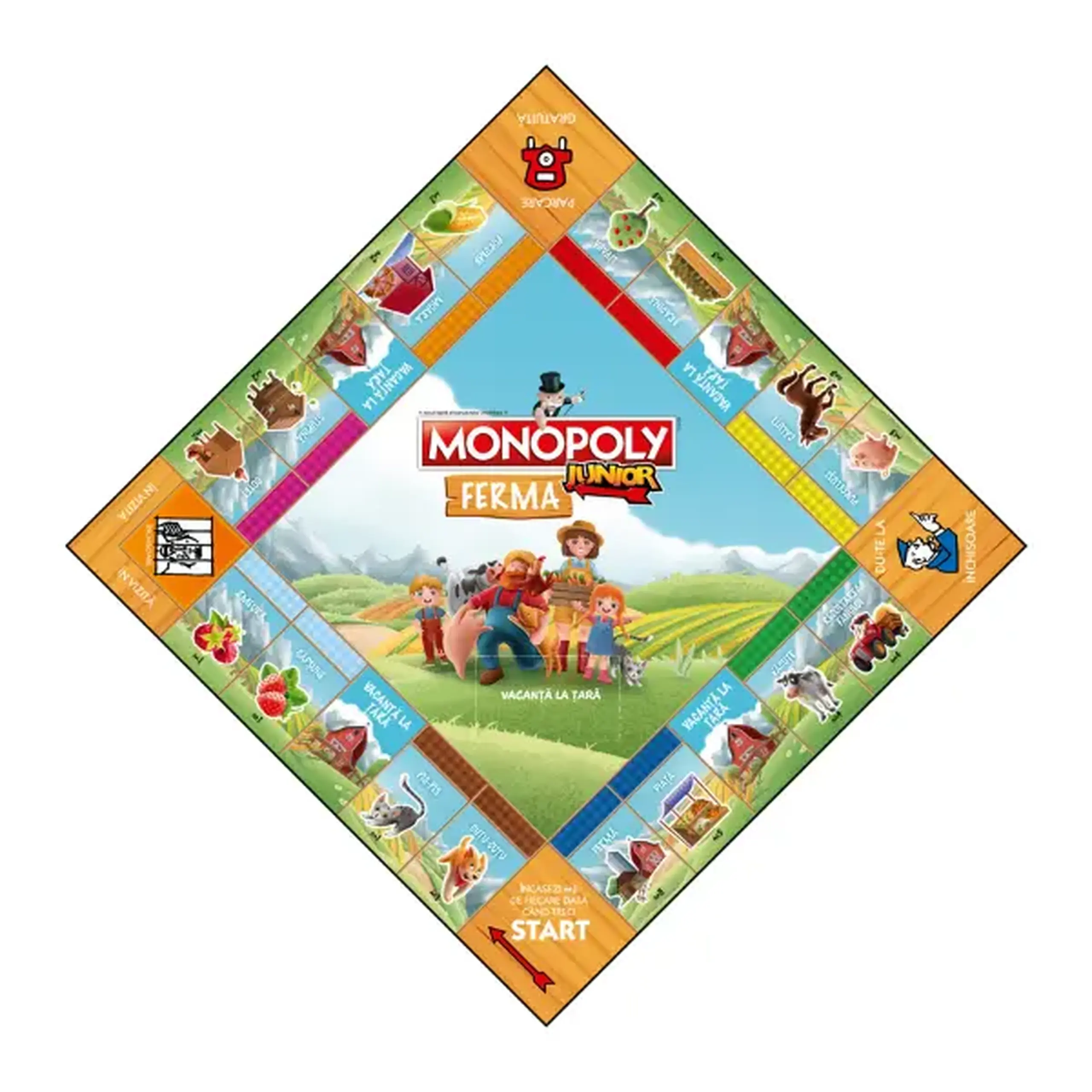 Joc de masă Monopoly Junior "Ferma" (ro)