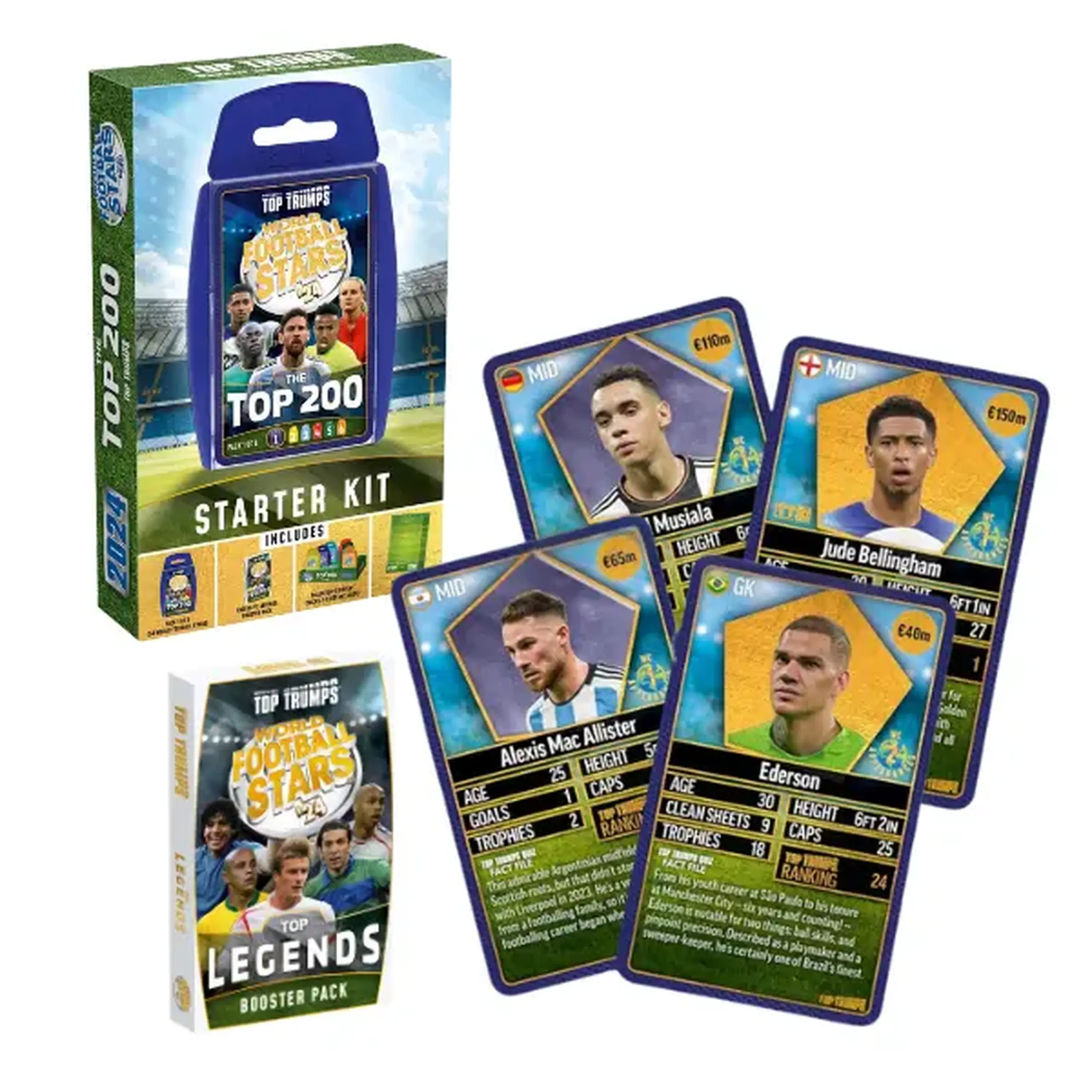Joc de masă Top Trumps "World Football Stars 200" (set de start)