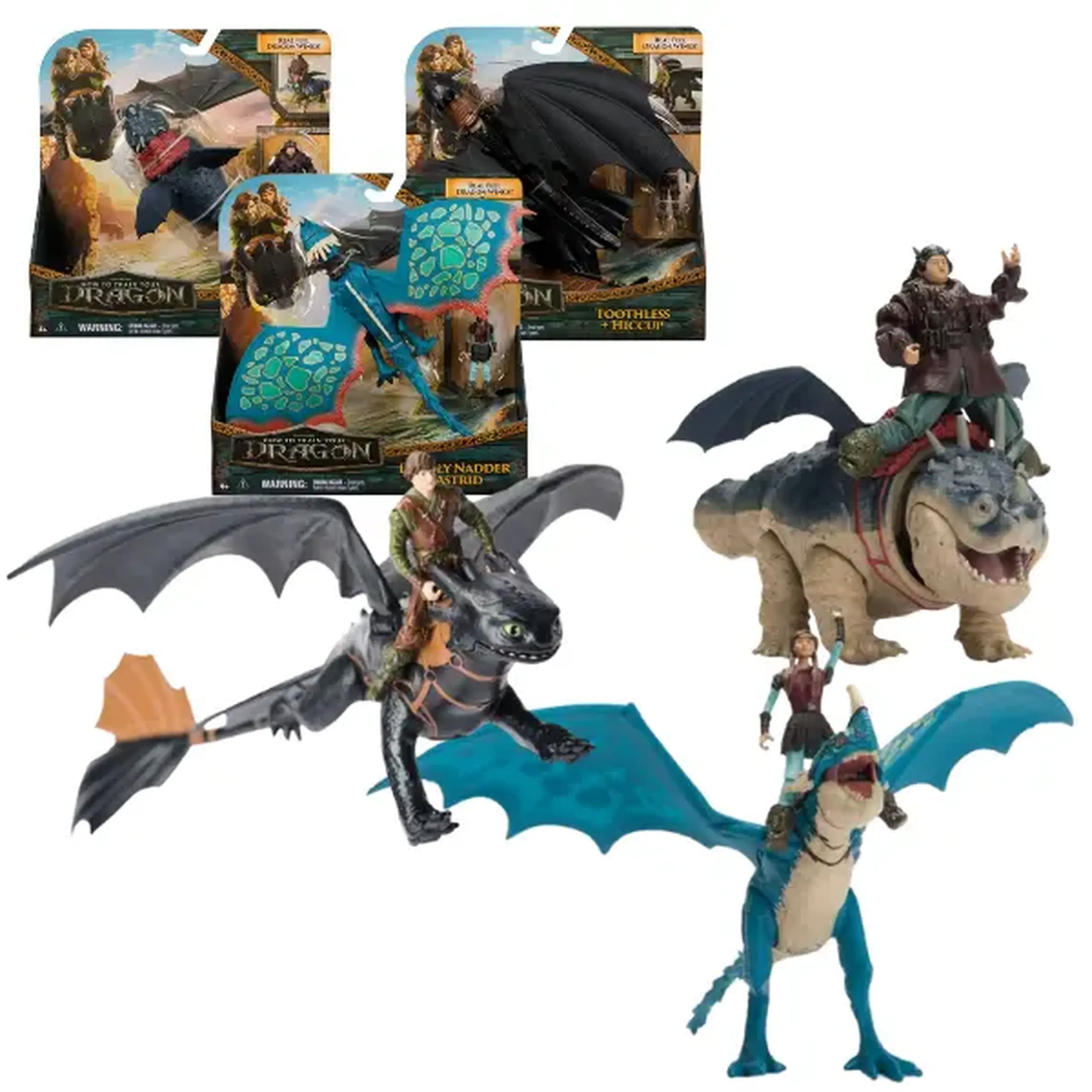 Figurine "Cum să îți dresezi dragonul: Dragon și Viking" (as.)