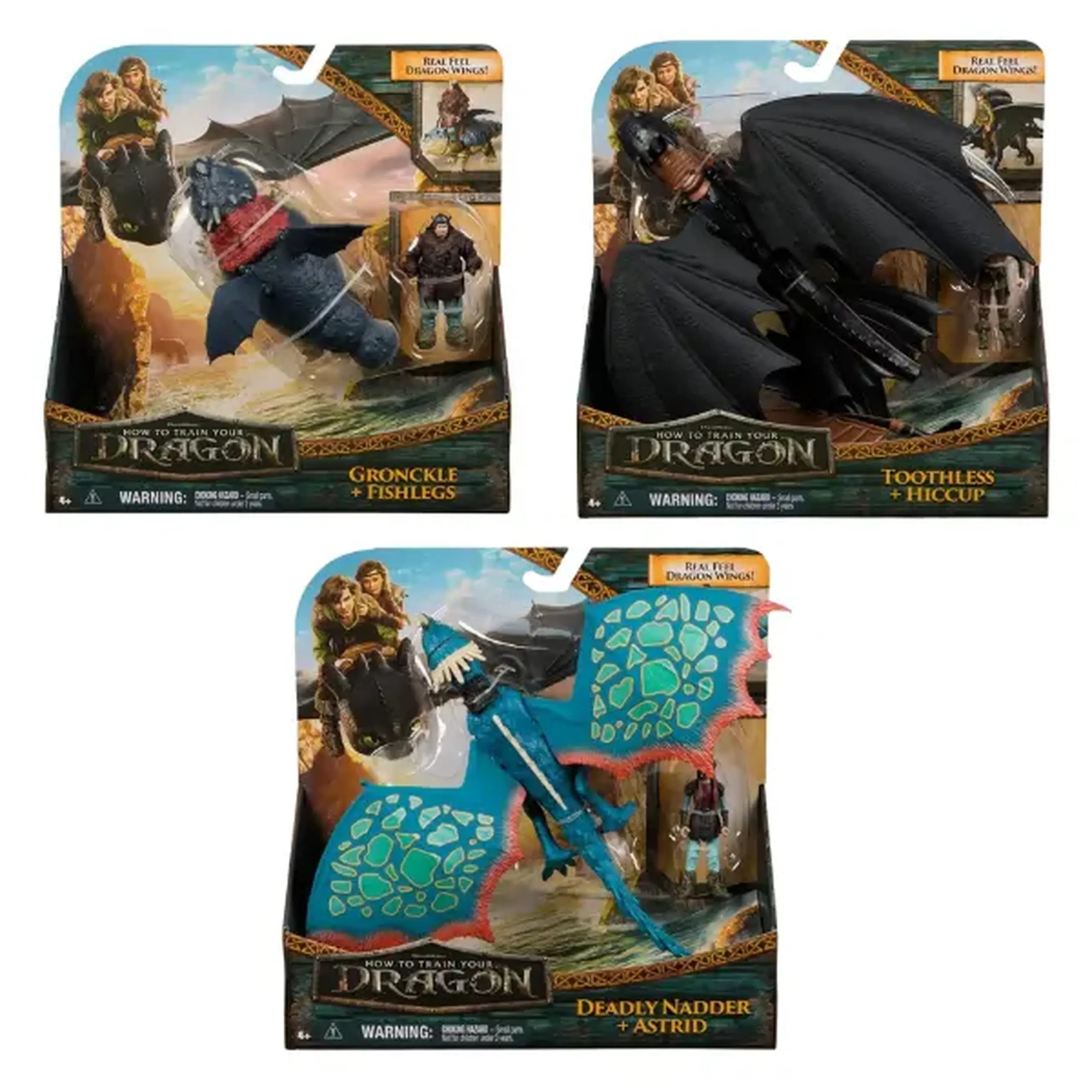 Figurine "Cum să îți dresezi dragonul: Dragon și Viking" (as.)