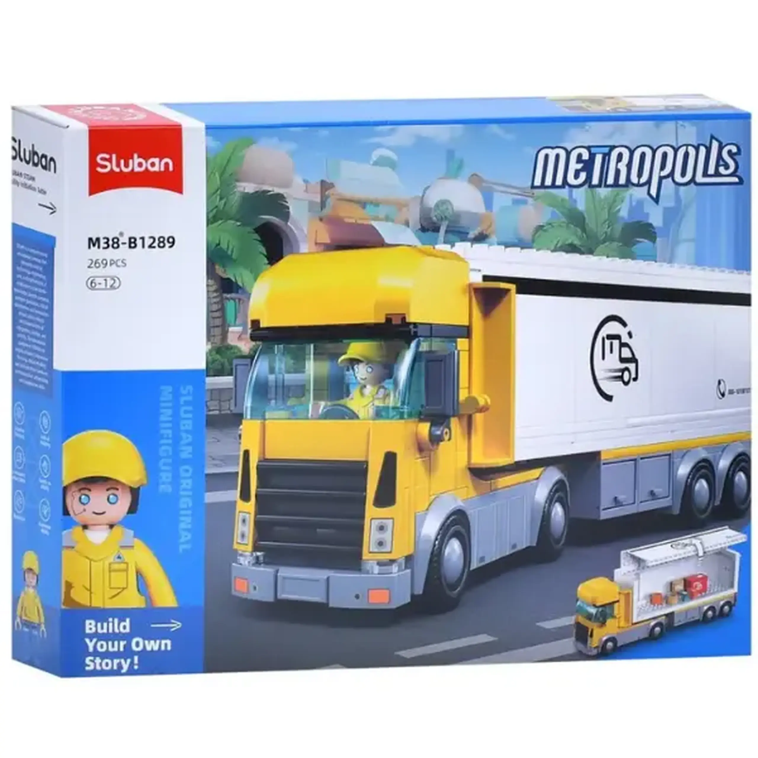 Set de construcție "Camion de livrare", 269 elem.