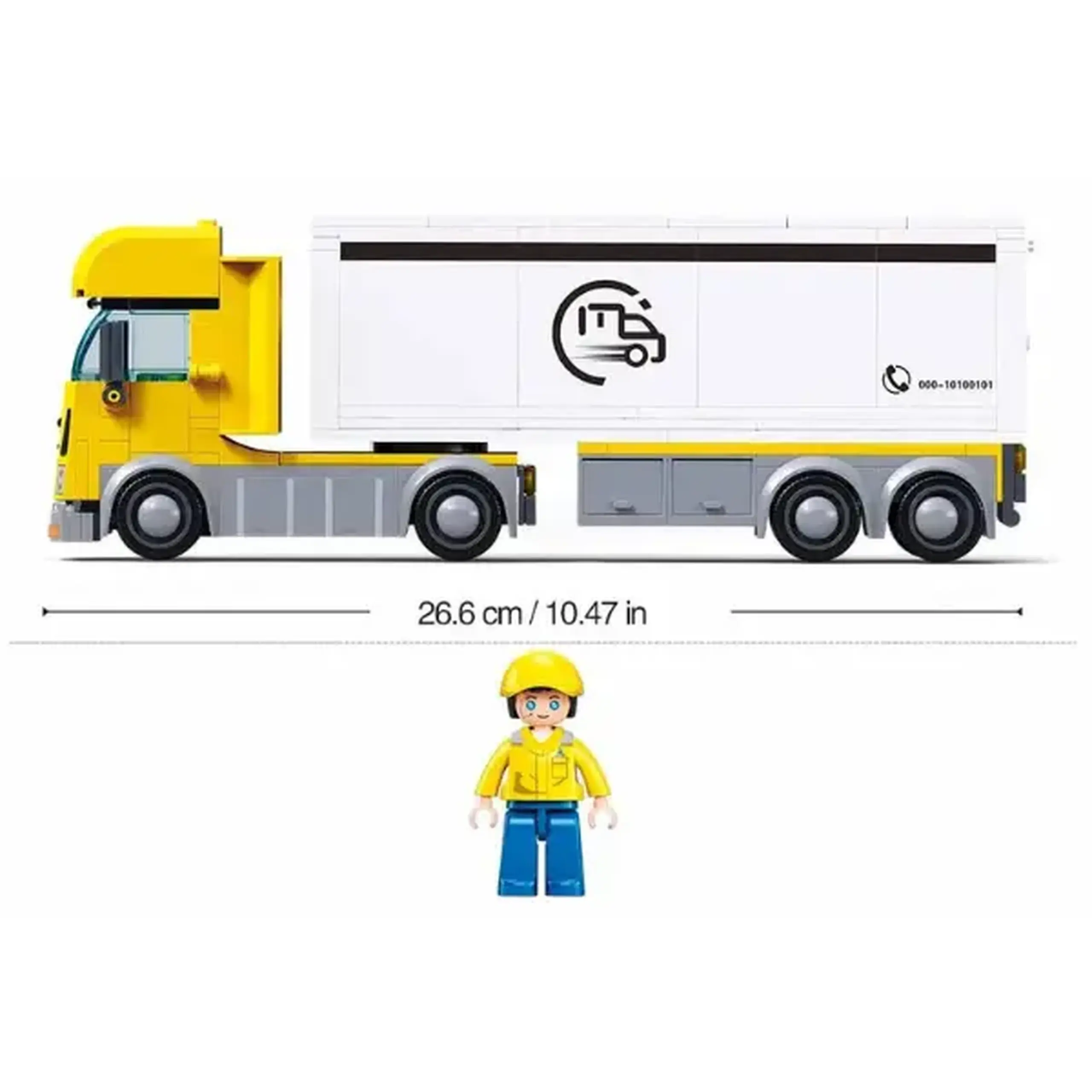 Set de construcție "Camion de livrare", 269 elem.