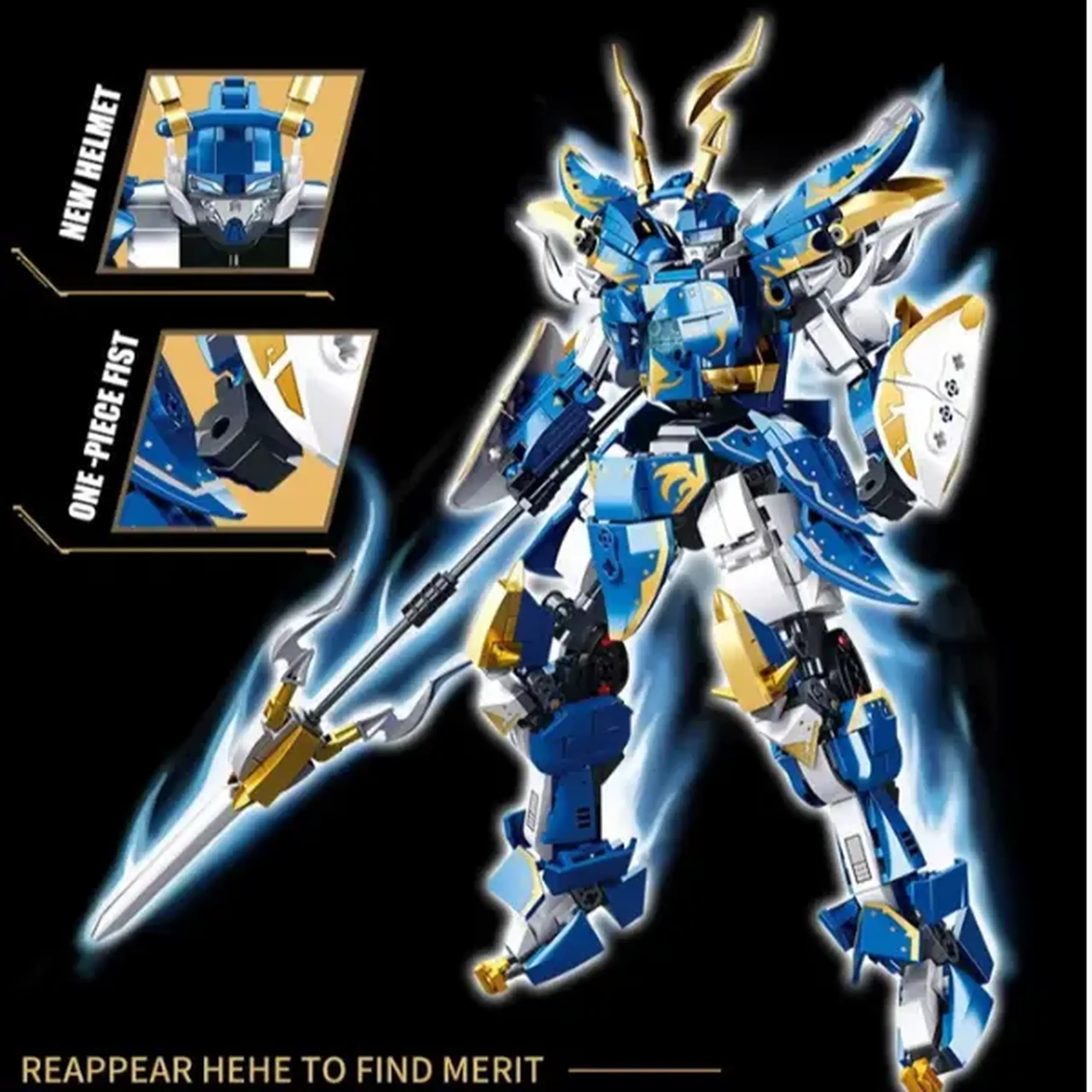 Set de construcție "Robot — Zhao Yun", 555 elem.