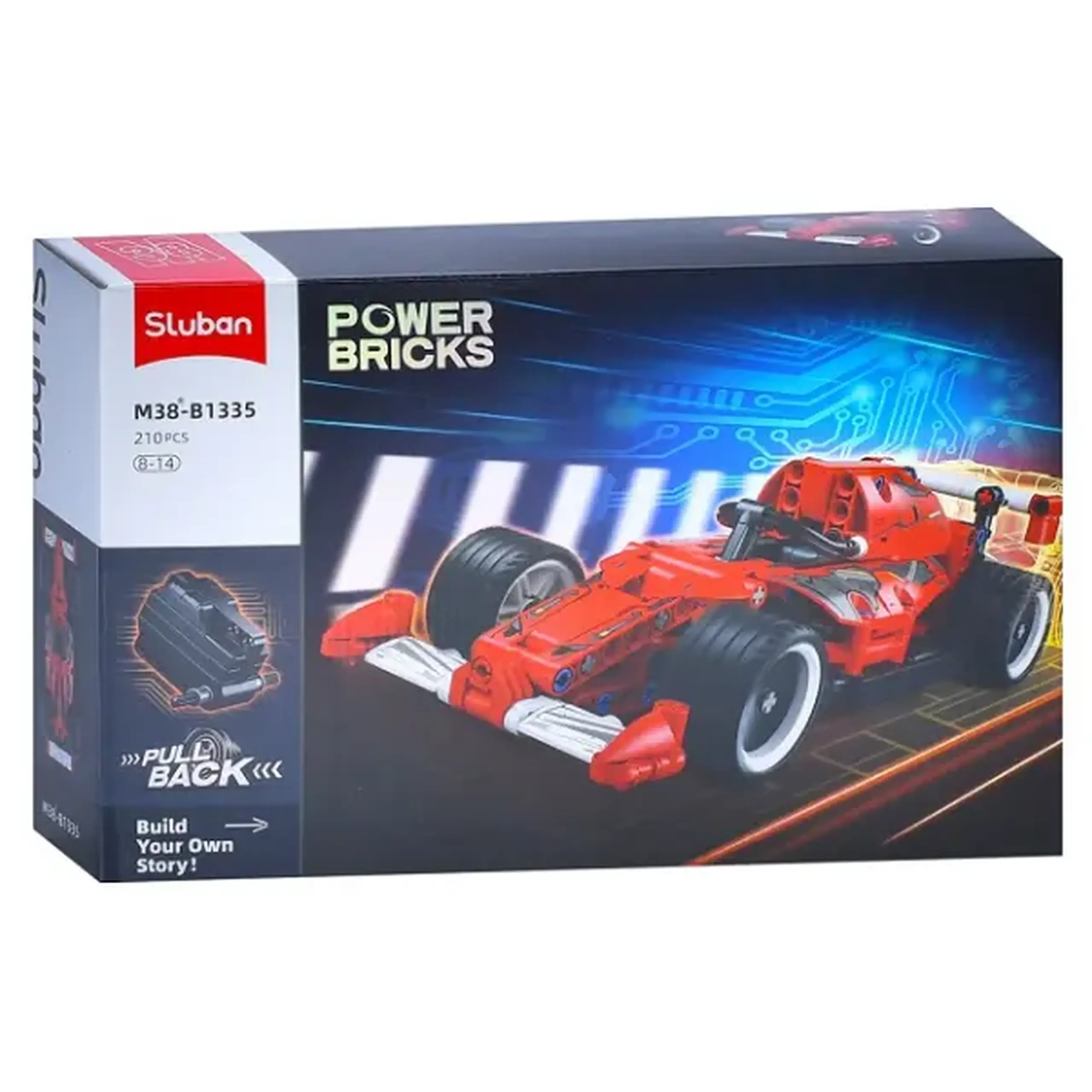 Set de construcție "Mașină Formula 1", 210 elem.