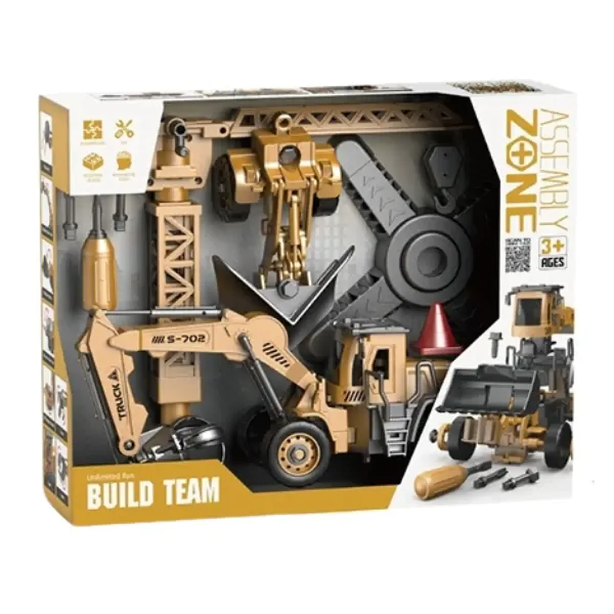 Set de joacă „Excavator” cu echipamente detașabile