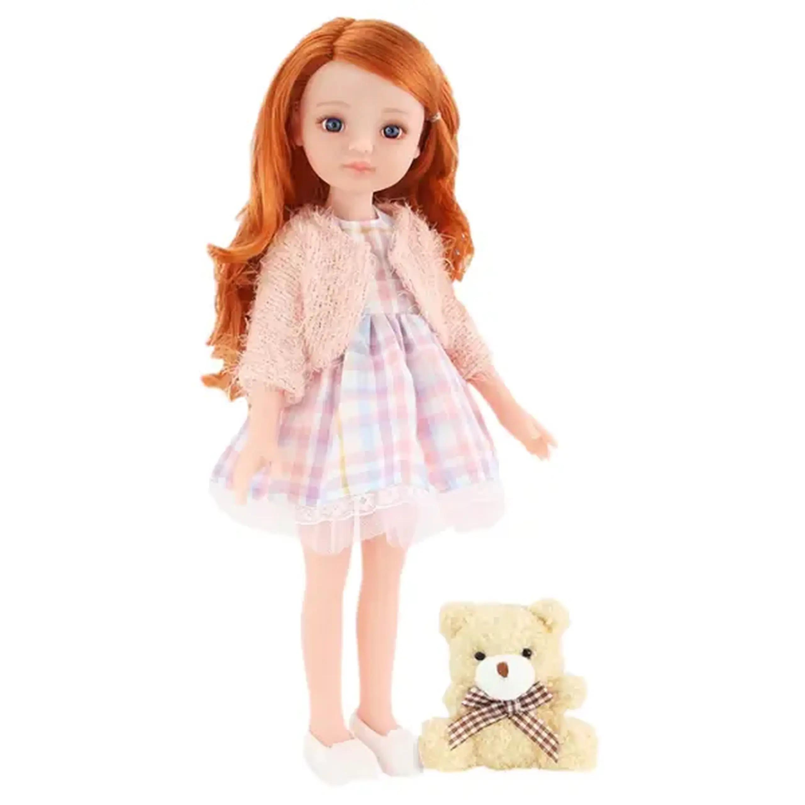 Păpușa "Mica Milly" cu ursulețul de pluș, 35 cm