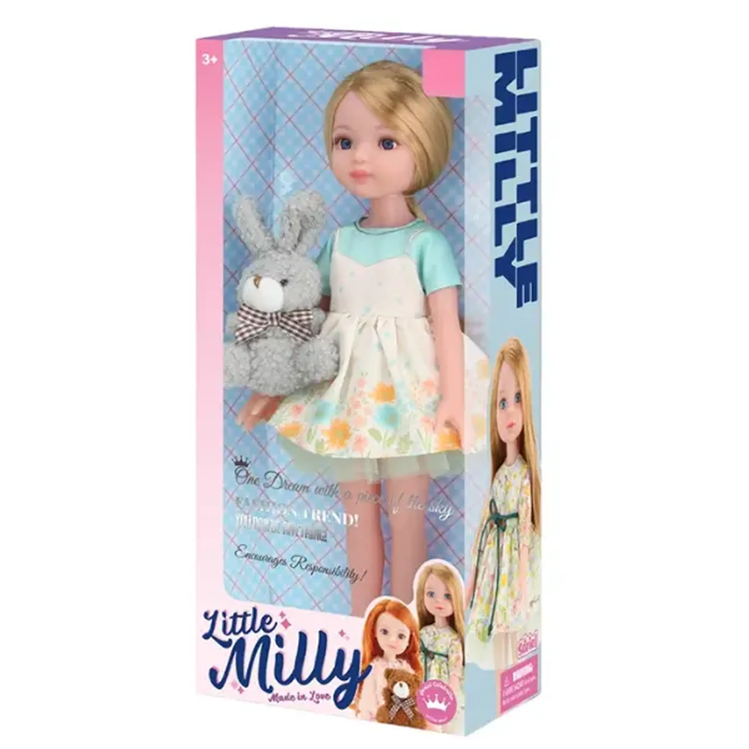 Păpușa "Mica Milly" cu iepuraș, 35 cm