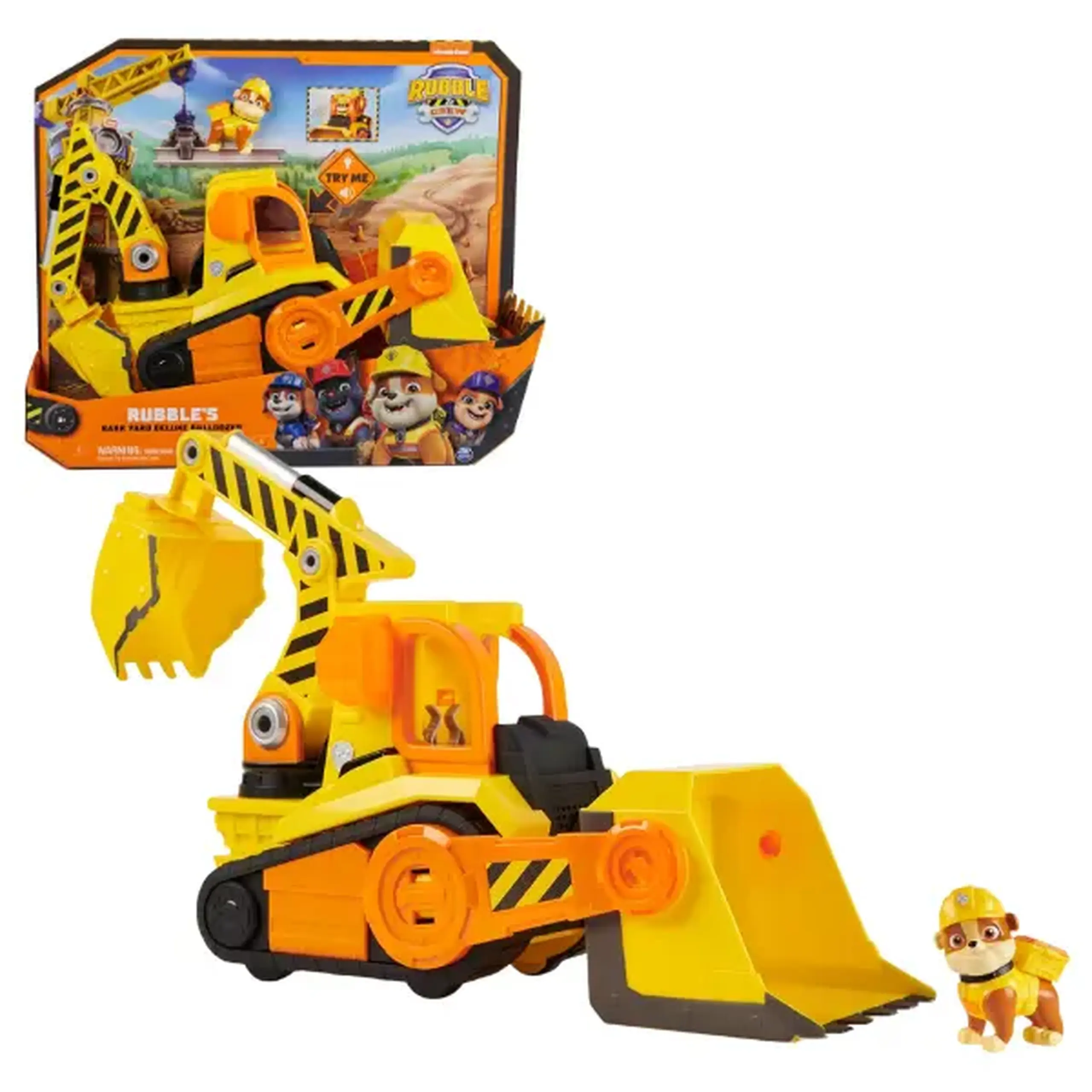 Buldozer cu figurină, Rubble & Crew, seria "Patrula Cățelușilor"