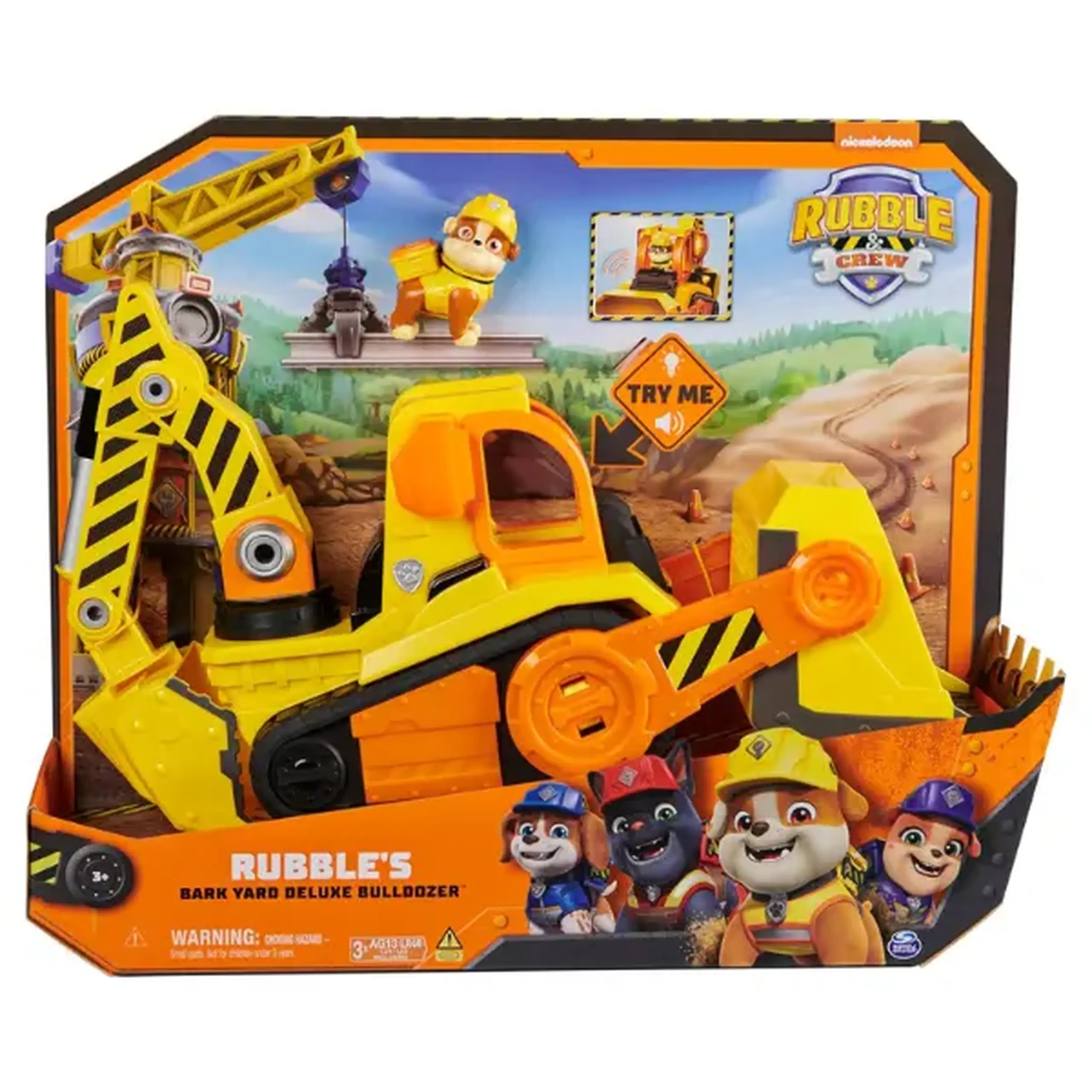 Buldozer cu figurină, Rubble & Crew, seria "Patrula Cățelușilor"