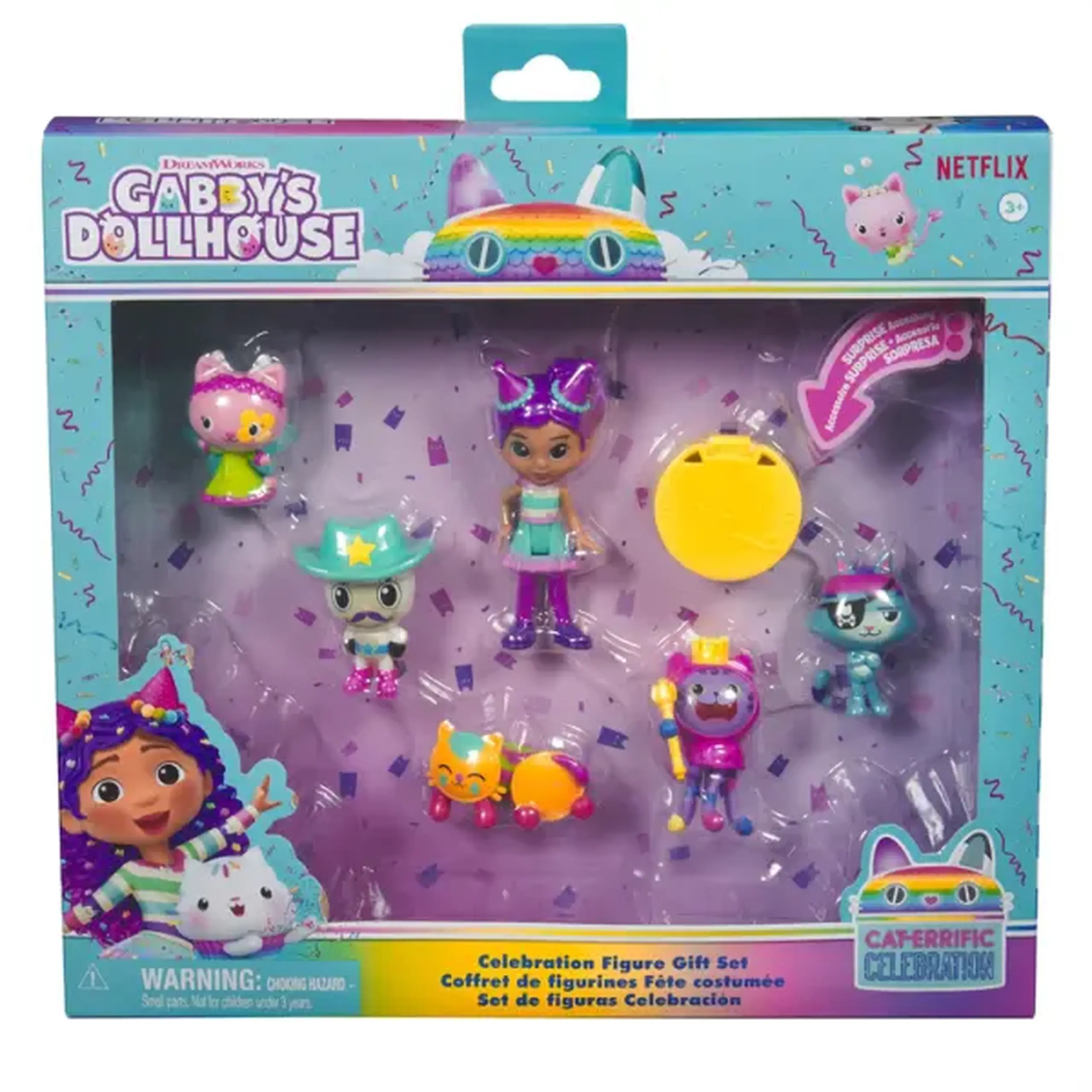 Set de mini-figurine: Colecția de sărbătoare, seria „Gabby’s Dollhouse”