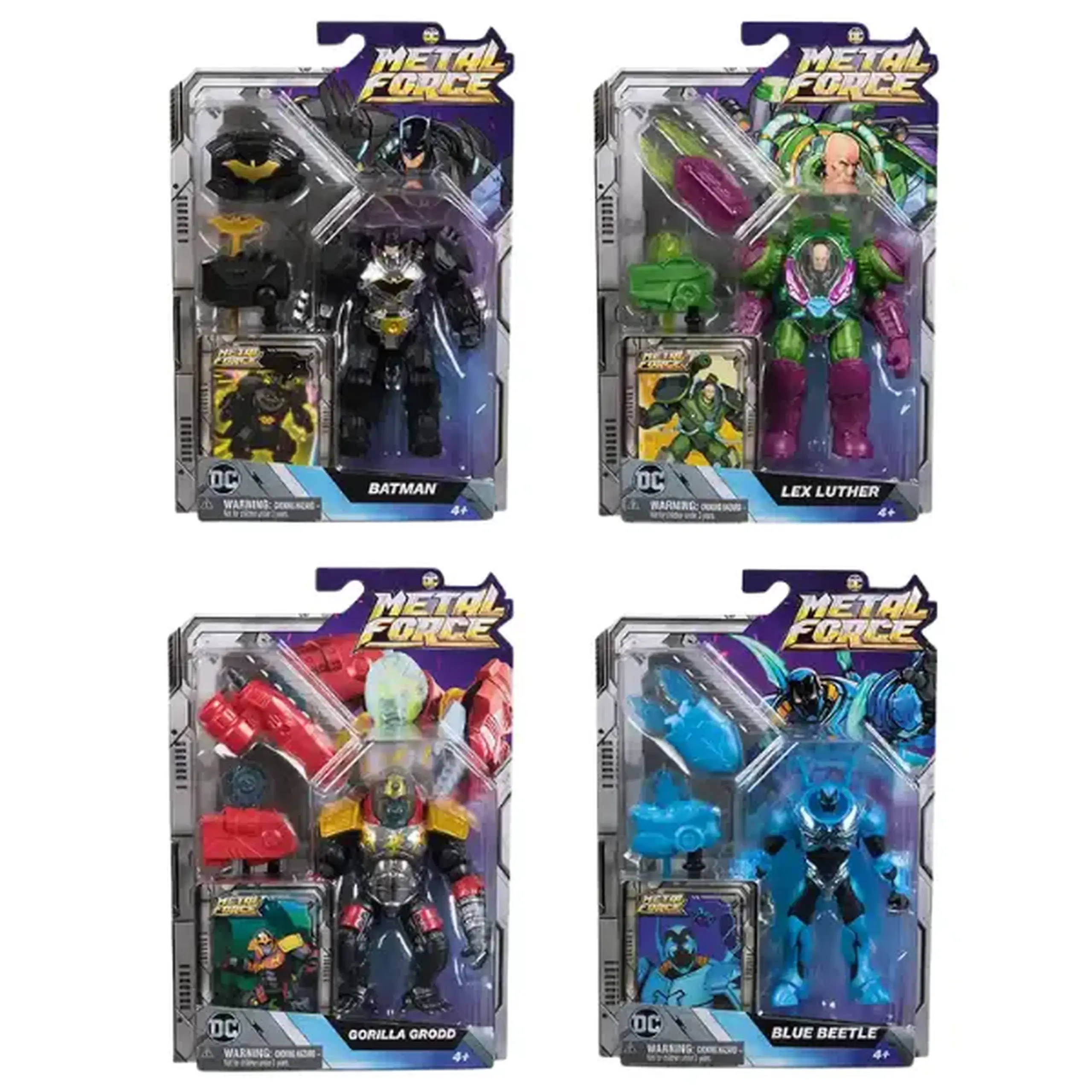 Figurine colecționabile DC „Metal Force Heroes”, as.