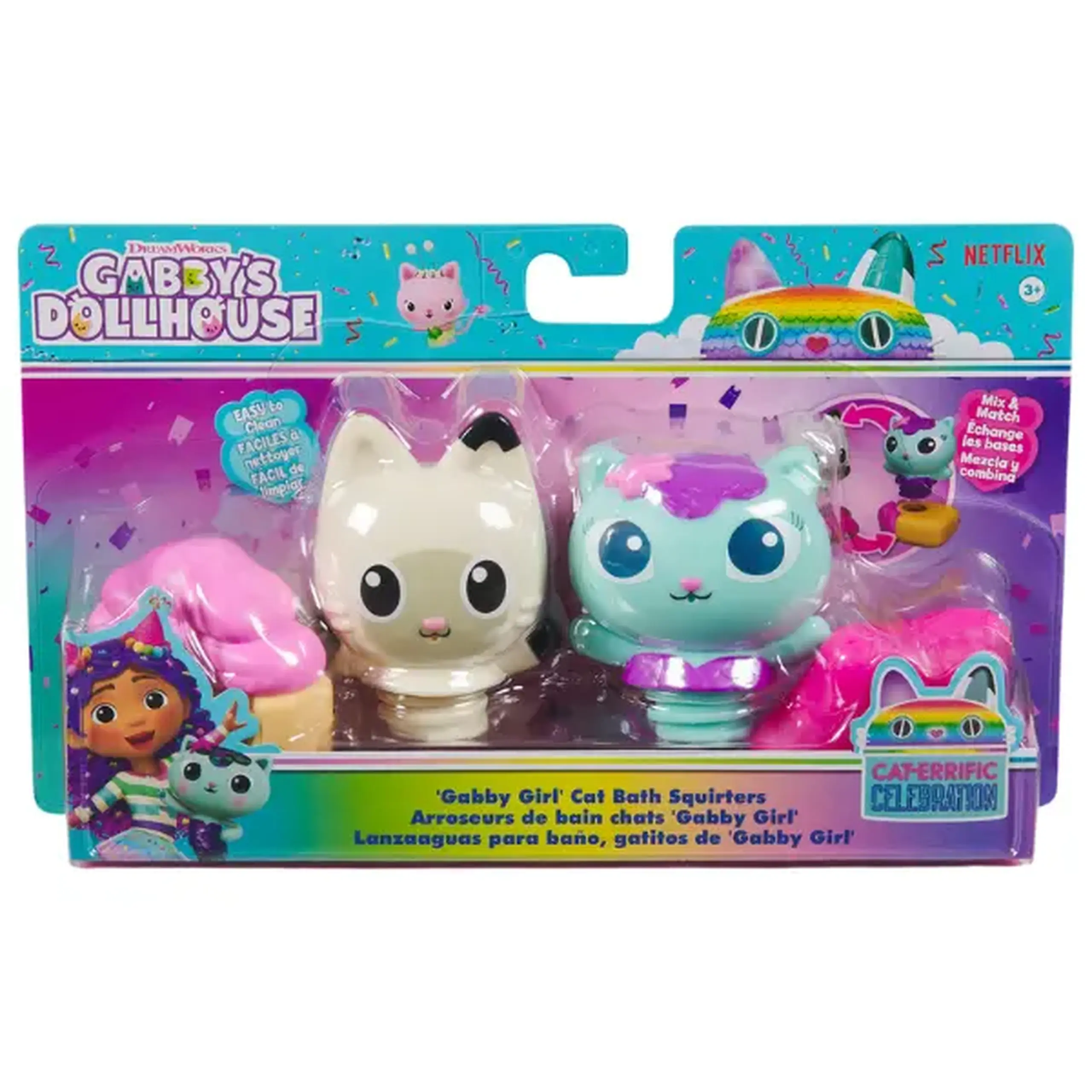 Set de jucării pentru baie, seria Gabby's Dollhouse