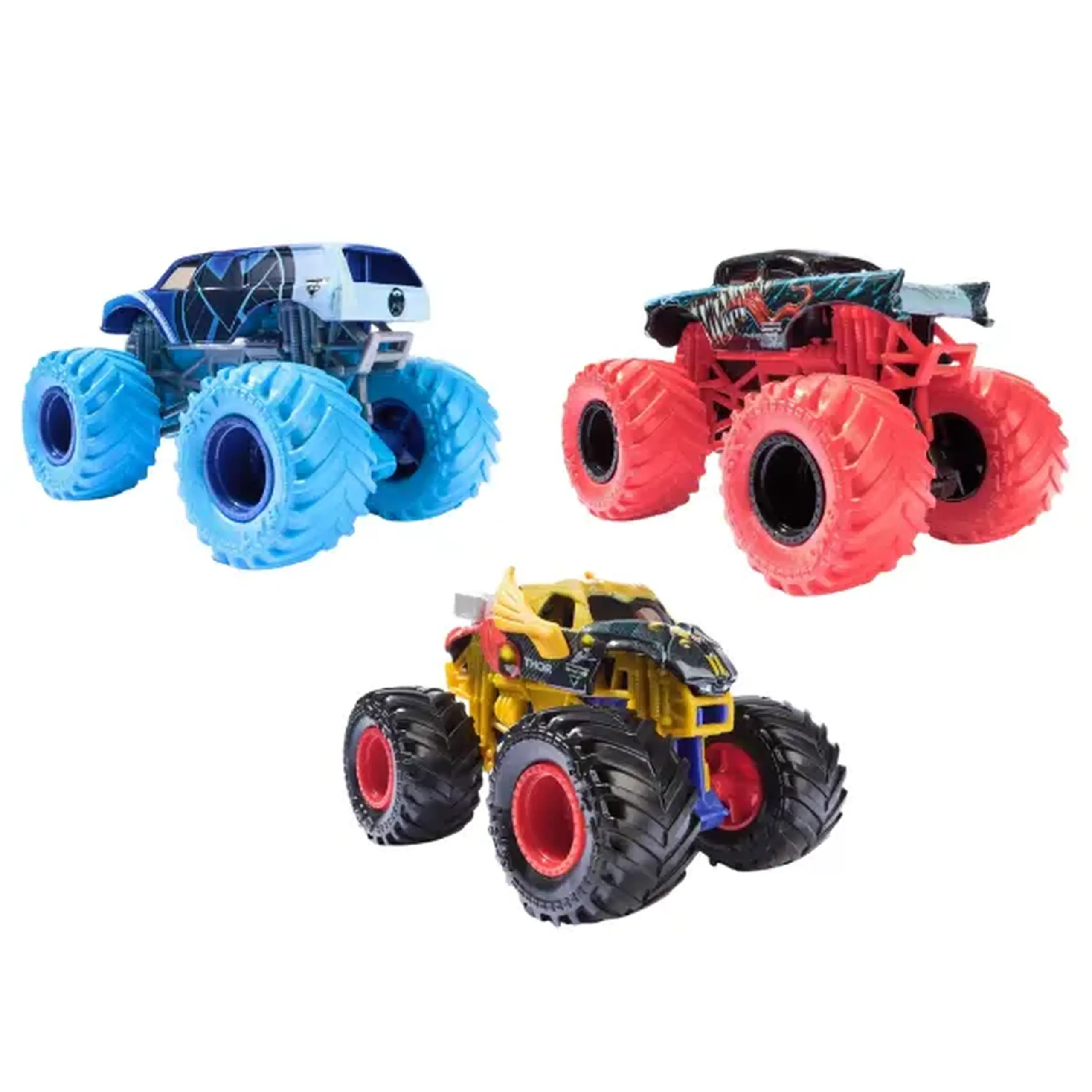 Monster truck Marvel "Monster Jam" 1:64, în as.