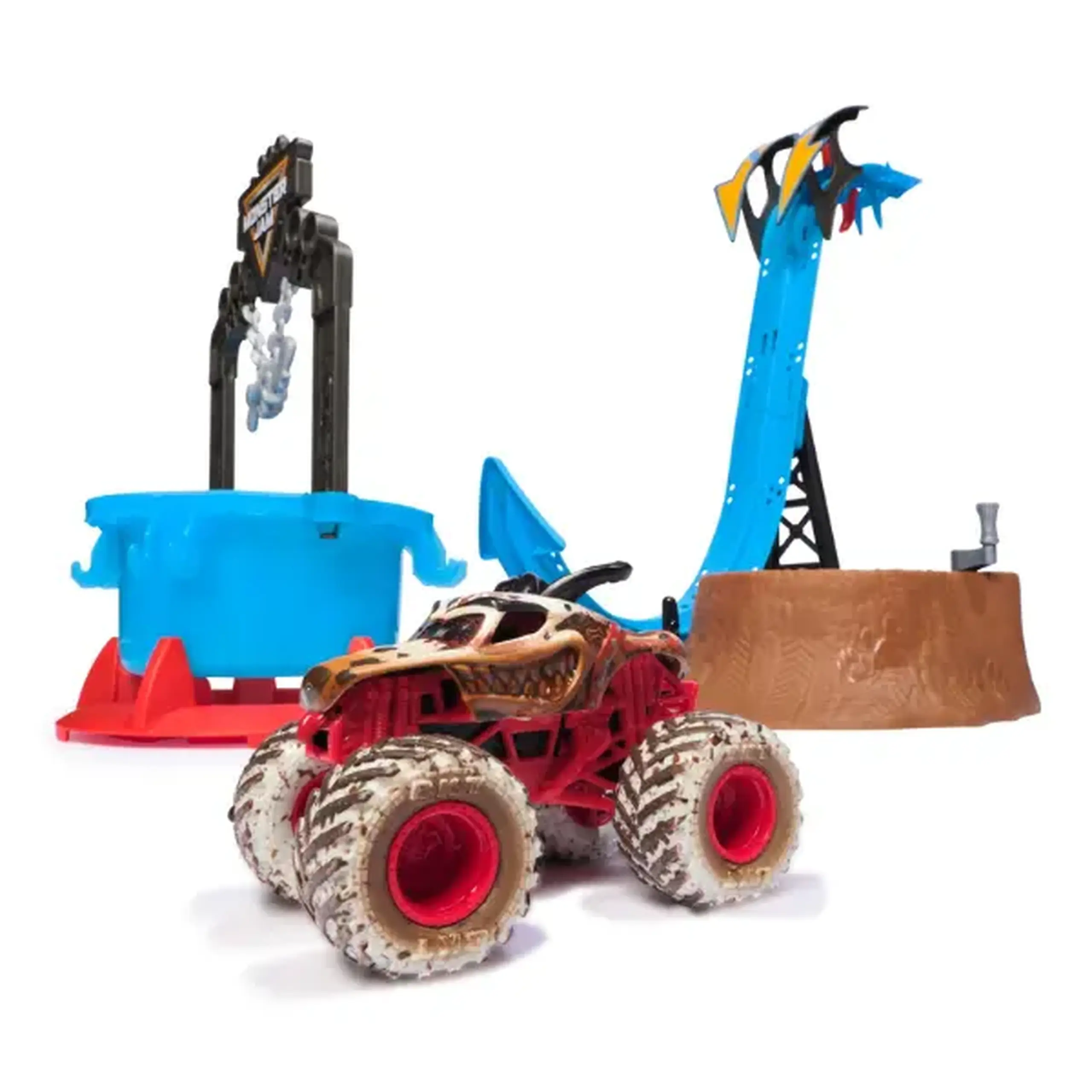 Set de joacă Monster Jam „Mud Blasters” 1:64