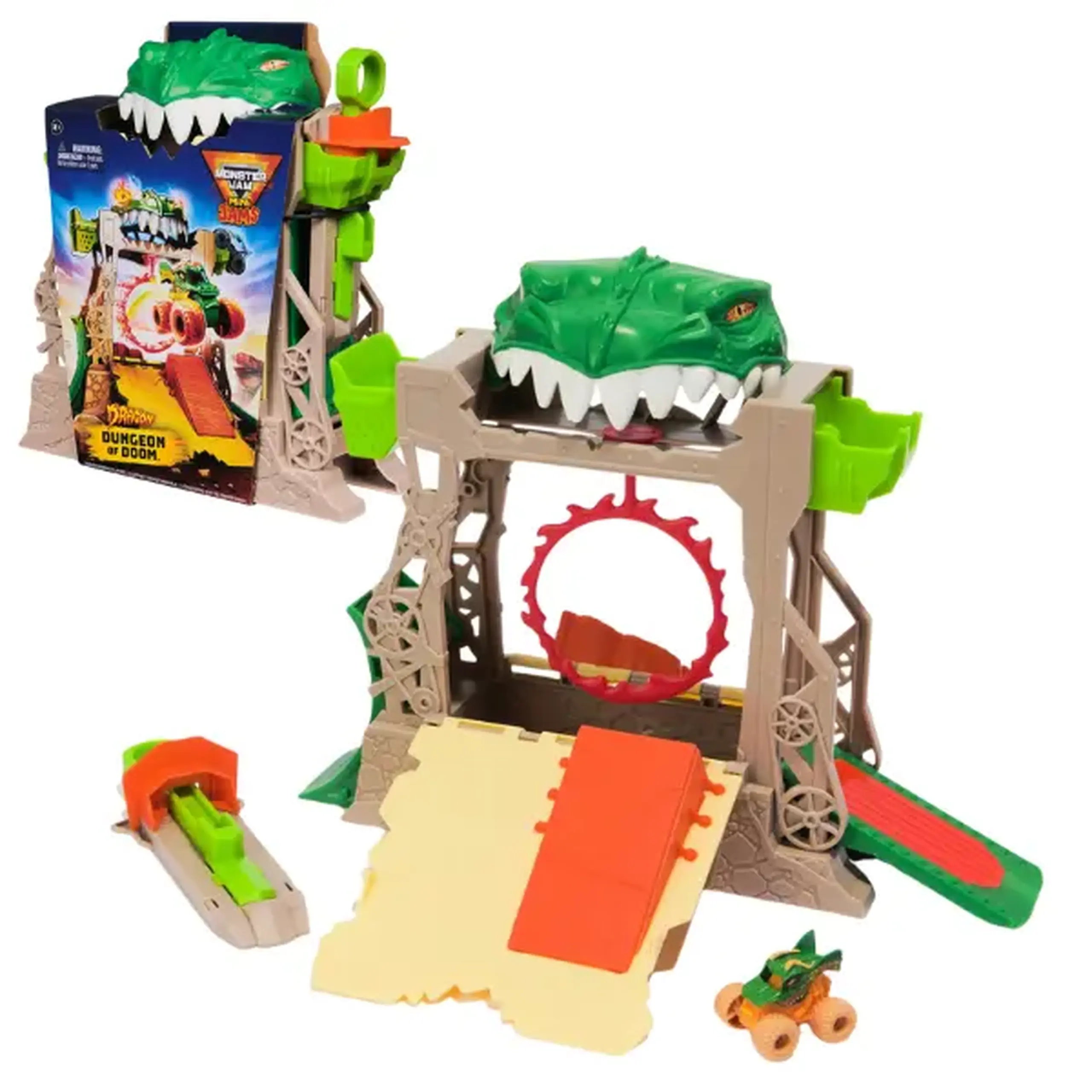 Set de joacă Monster Jam "Dragon Dungeon of Doom" 1:87