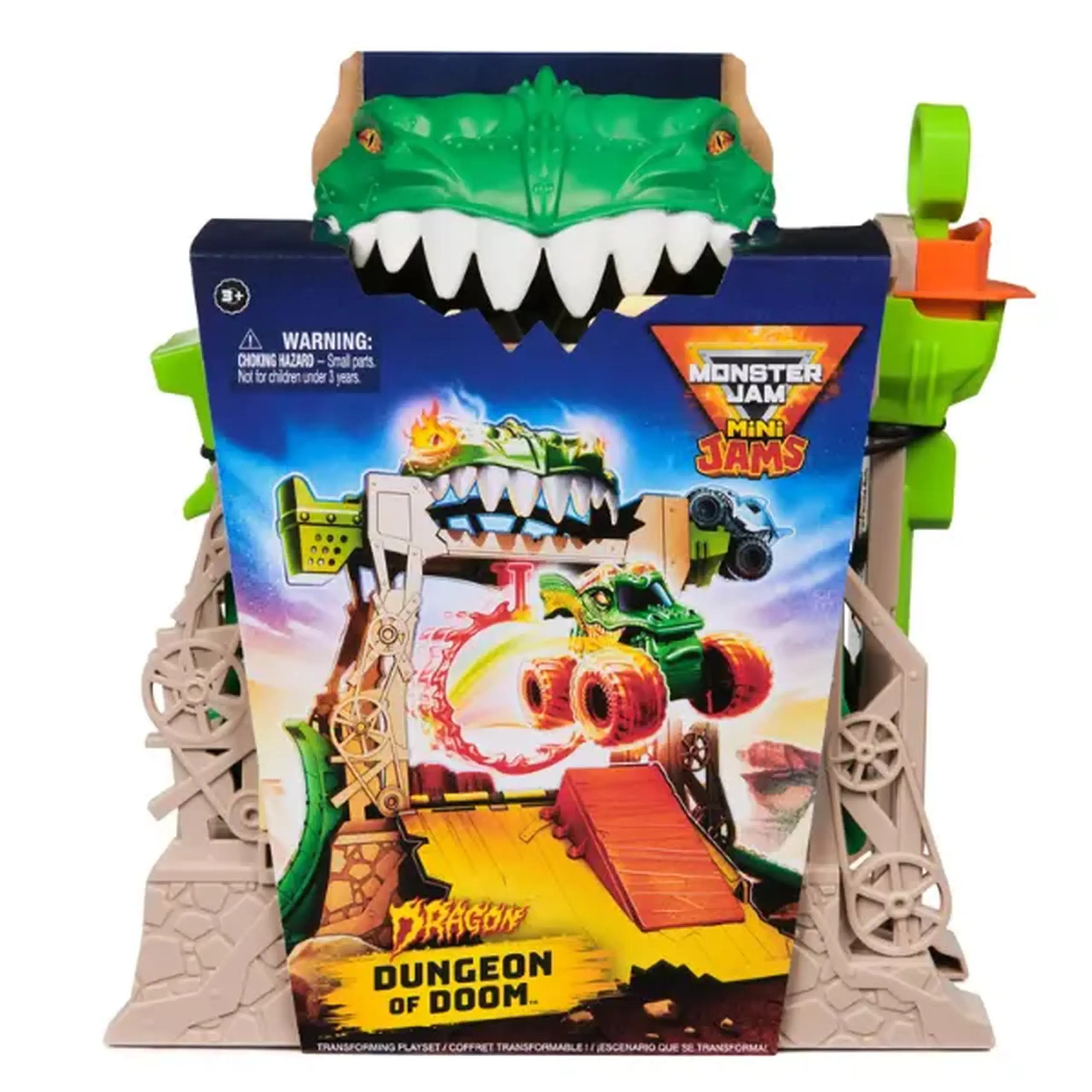 Set de joacă Monster Jam "Dragon Dungeon of Doom" 1:87