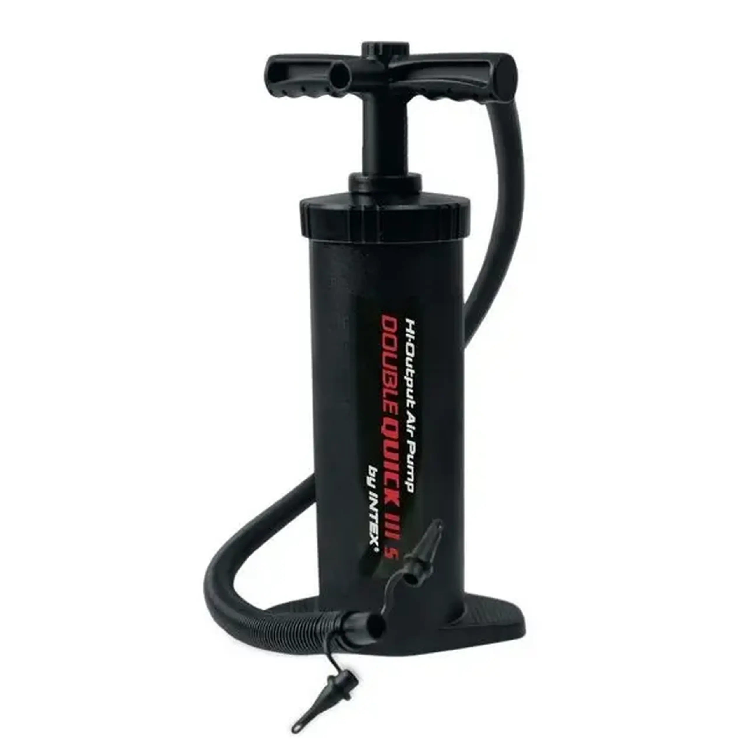 INTEX Pompa de aer manuală "Double Quick III", furtun cu 4 duze, 48 cm