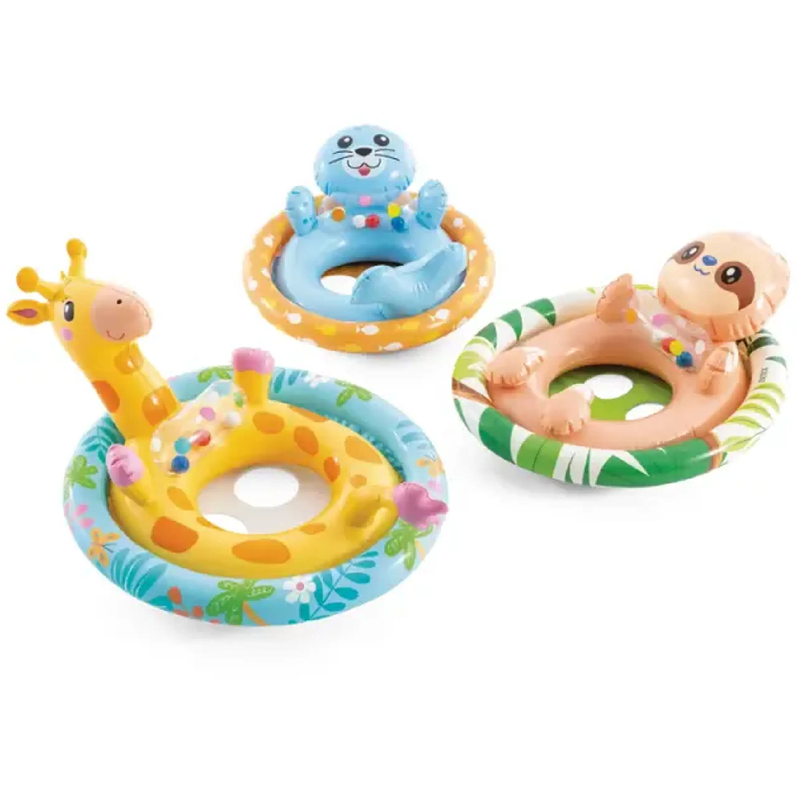 INTEX Cerc gonflabil cu decupaje pentru picioare 80х58 cm, până la 23 kg, 3-4 ani, 3 modele