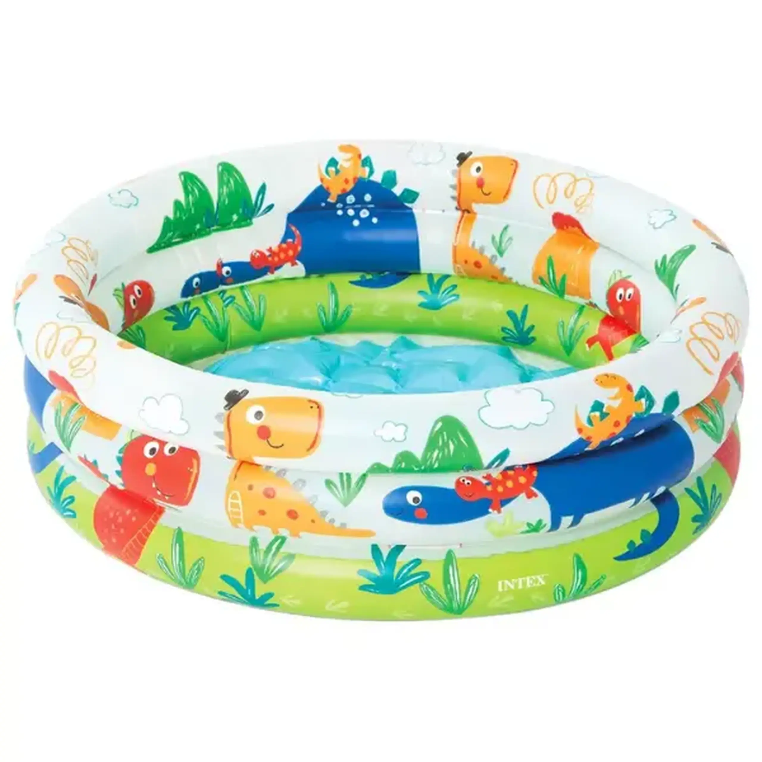 INTEX Piscină gonflabilă pentru copii “Prietenii lui Dino” 61×22 cm, 28 L, 1-3 ani