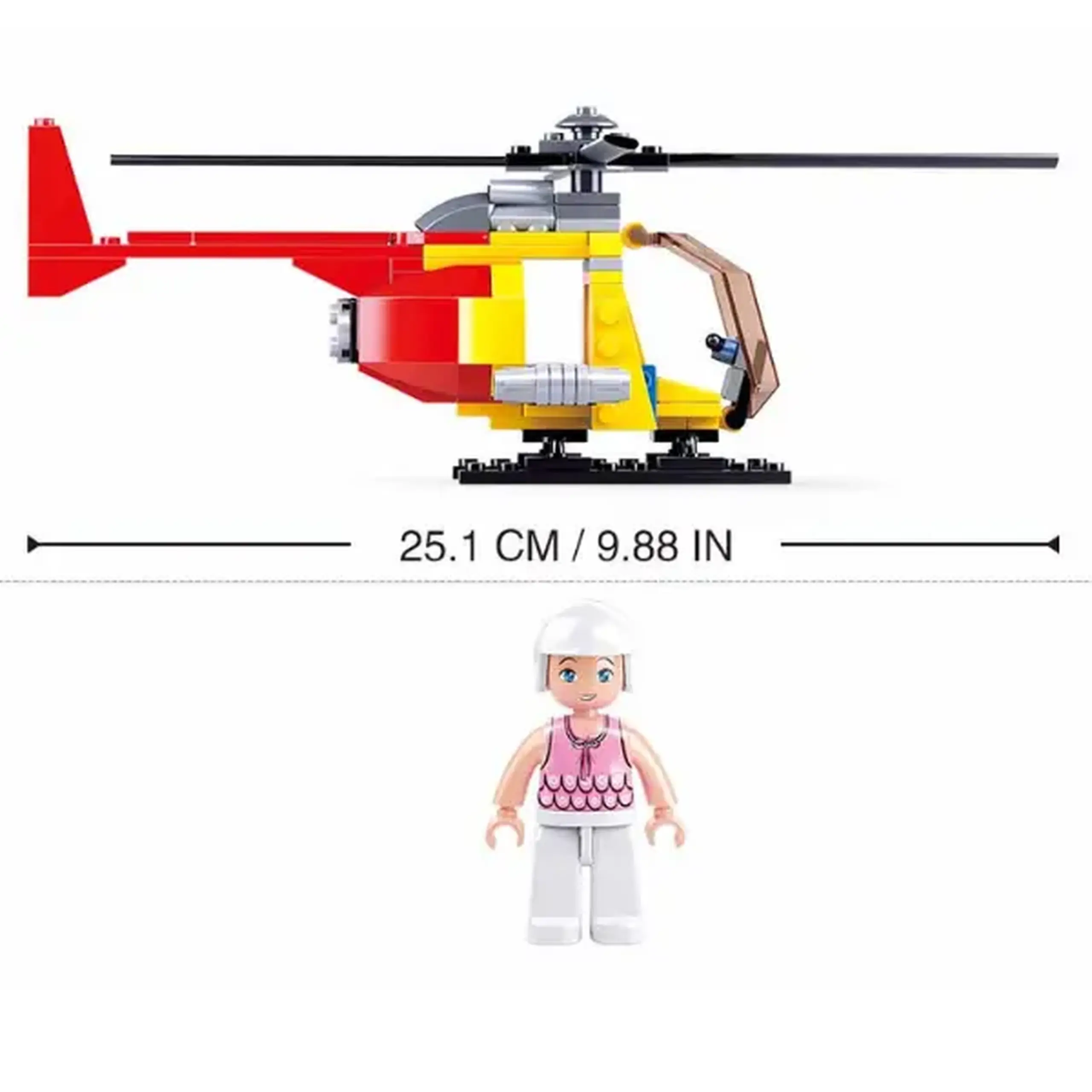 Set de construcție „Elicopter”, 100 elem.