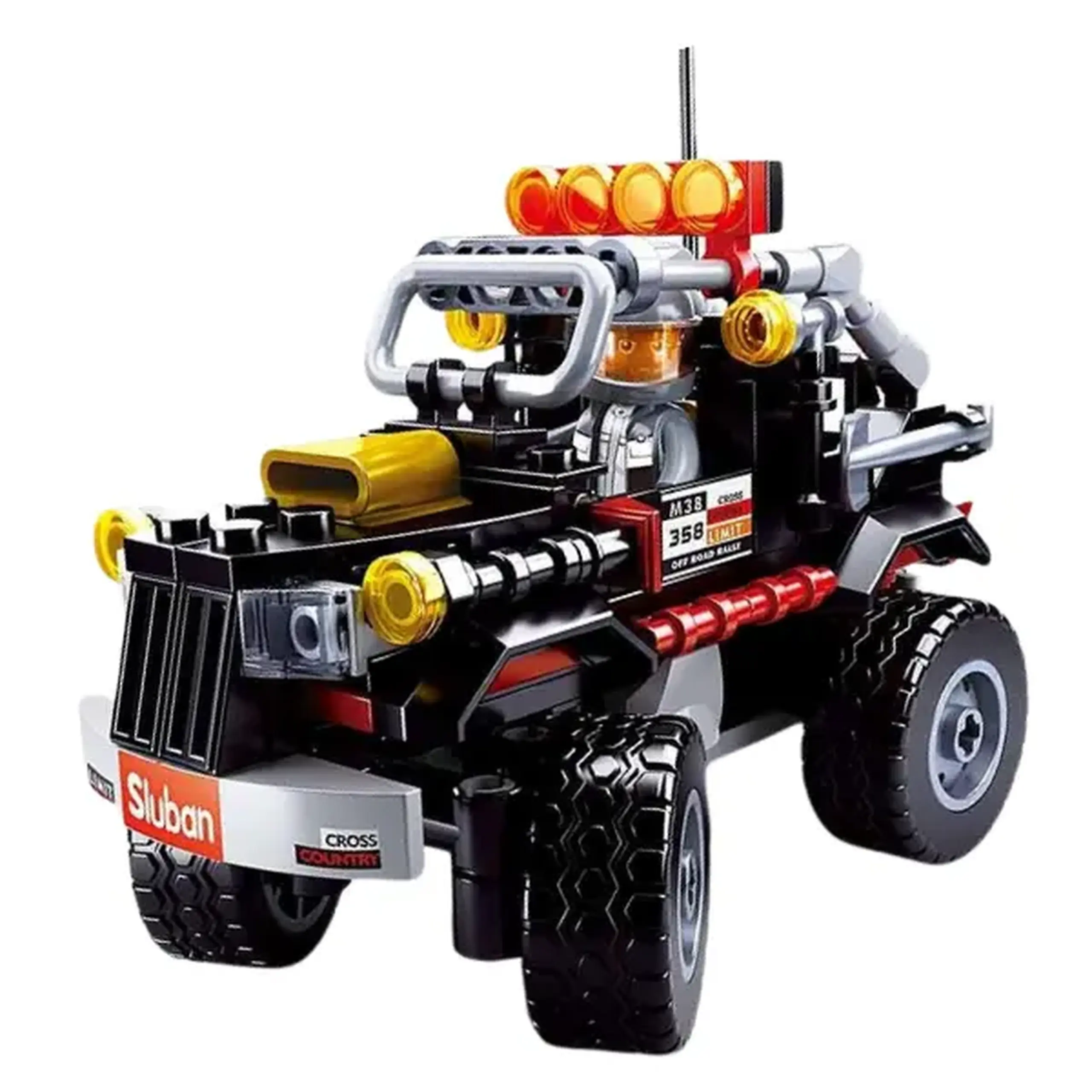 Set de construcție „SUV negru, 158 elem.