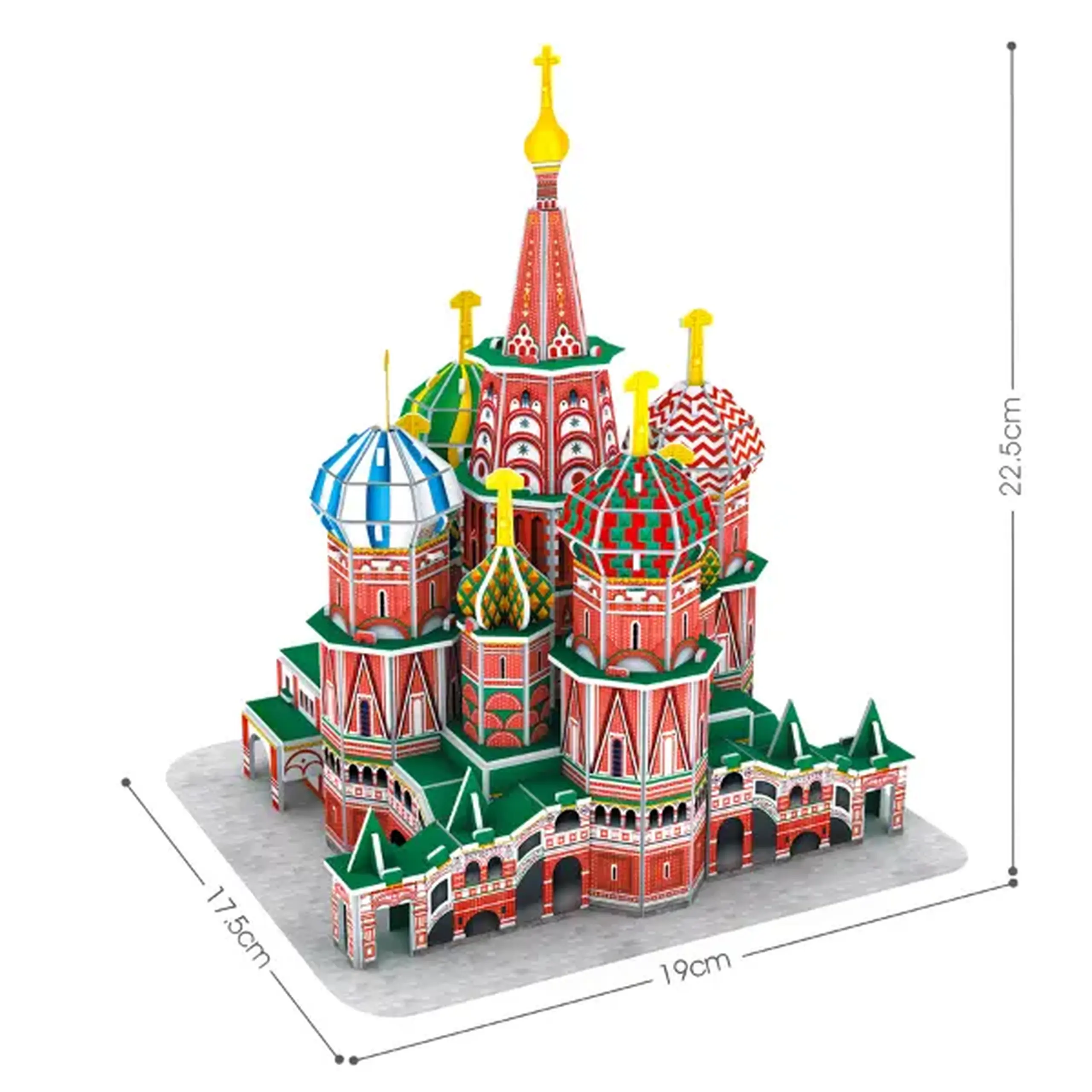 3D puzzle „Catedrala Sf. Vasile”, 92 elemente