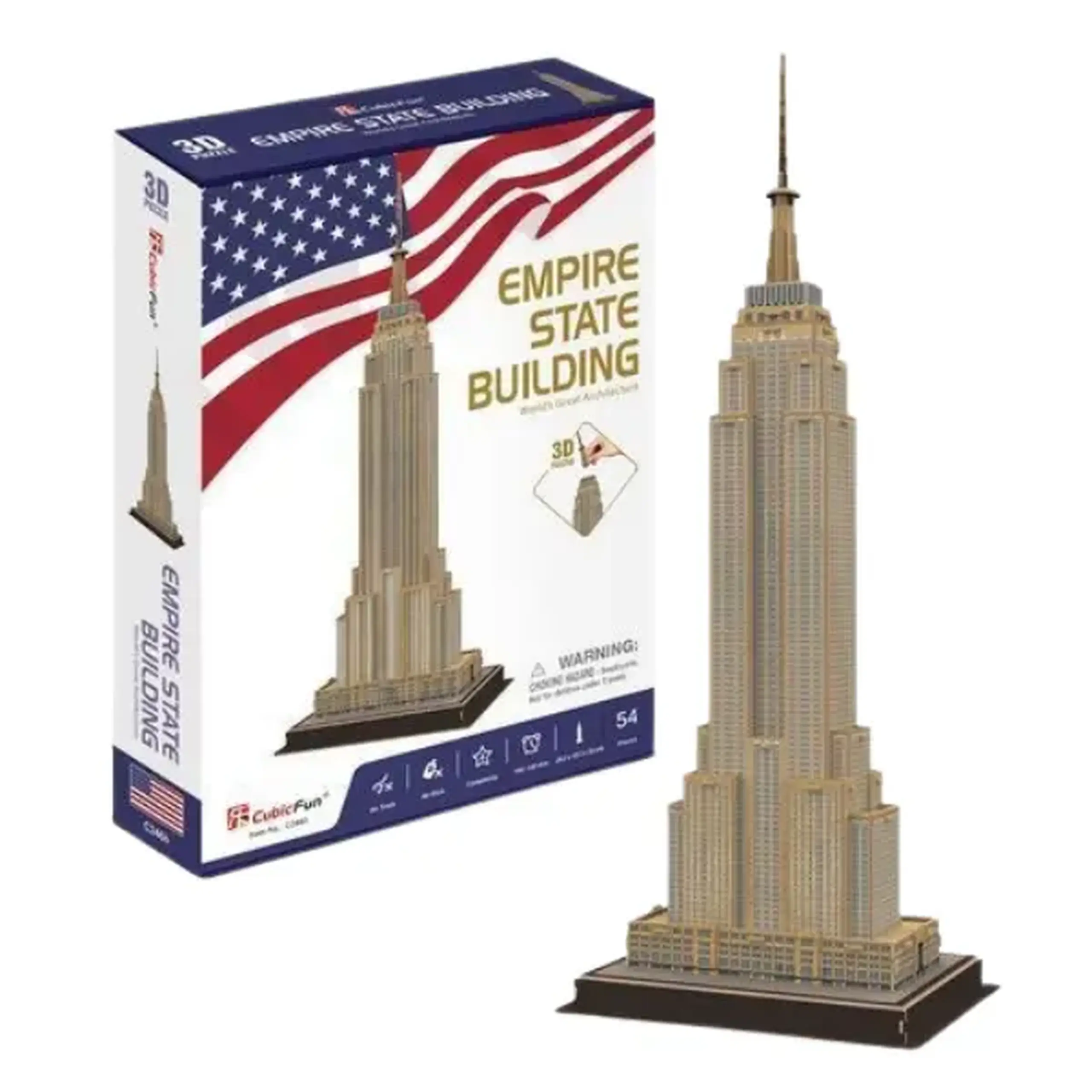 3D puzzle “Empire State Building”, 54 elemente