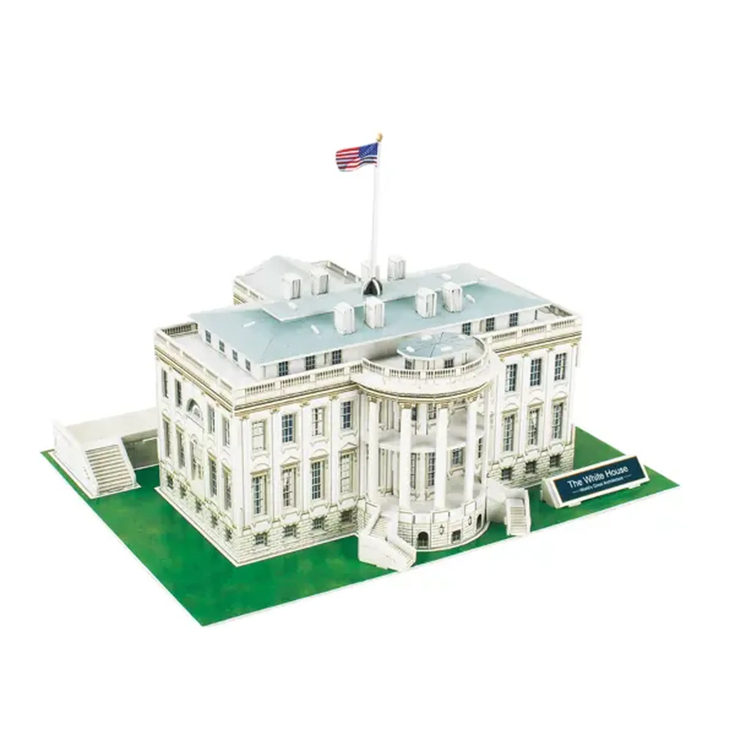 3D Puzzle Casa albă, 64 de elemente