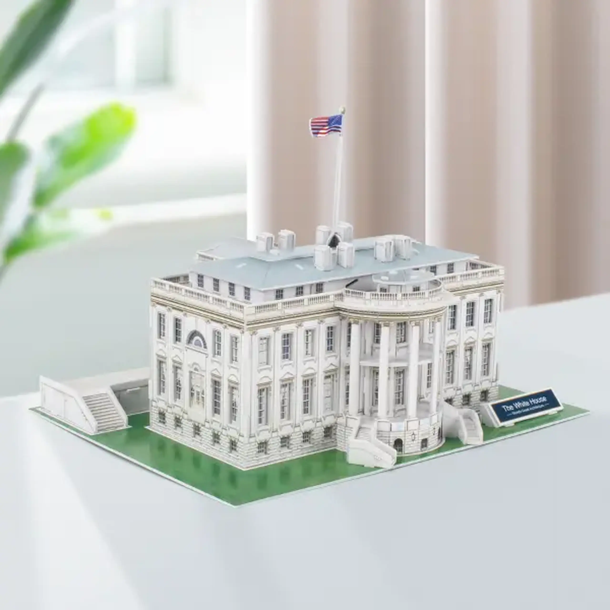3D Puzzle Casa albă, 64 de elemente