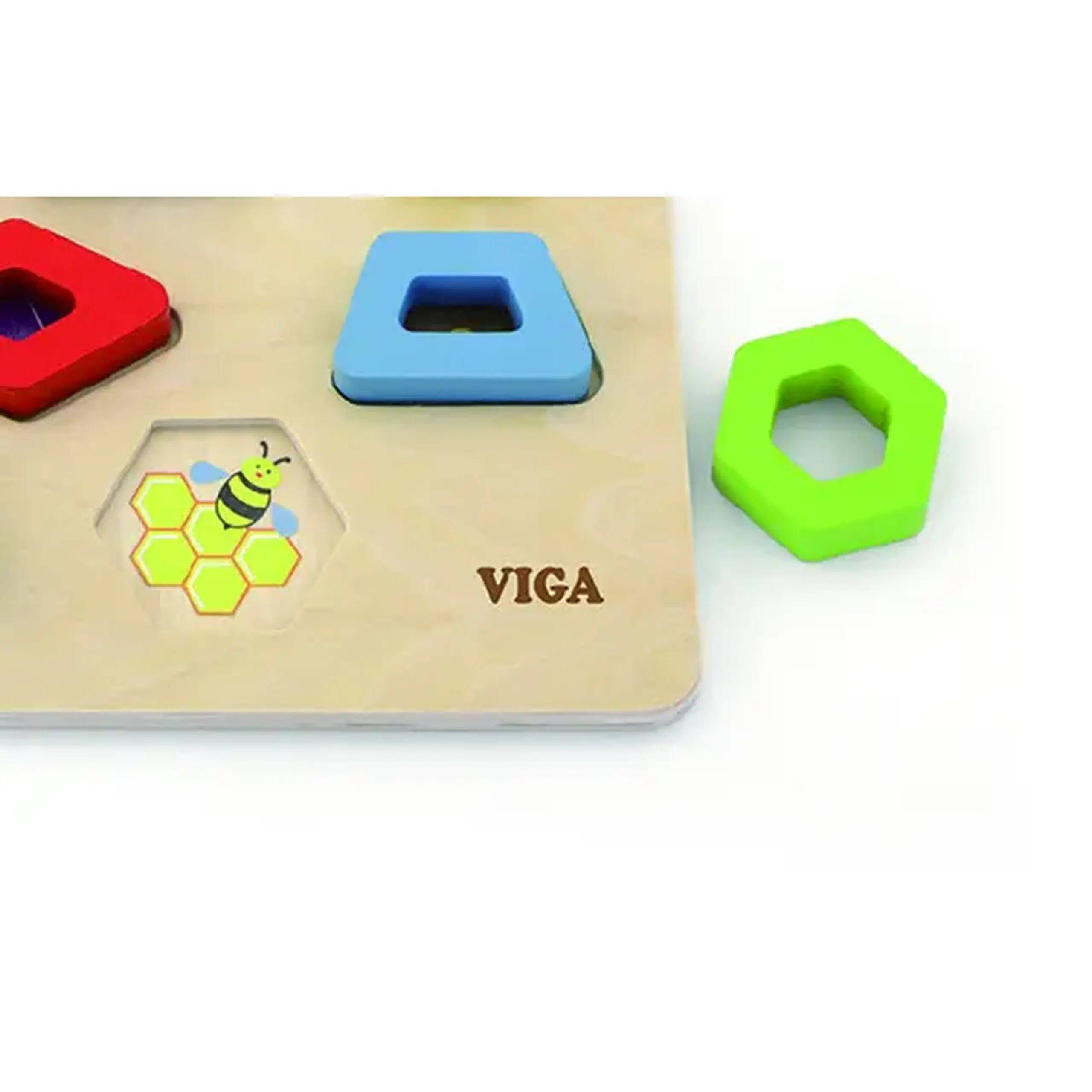 Bloc puzzle „Numere și forme geometrice”