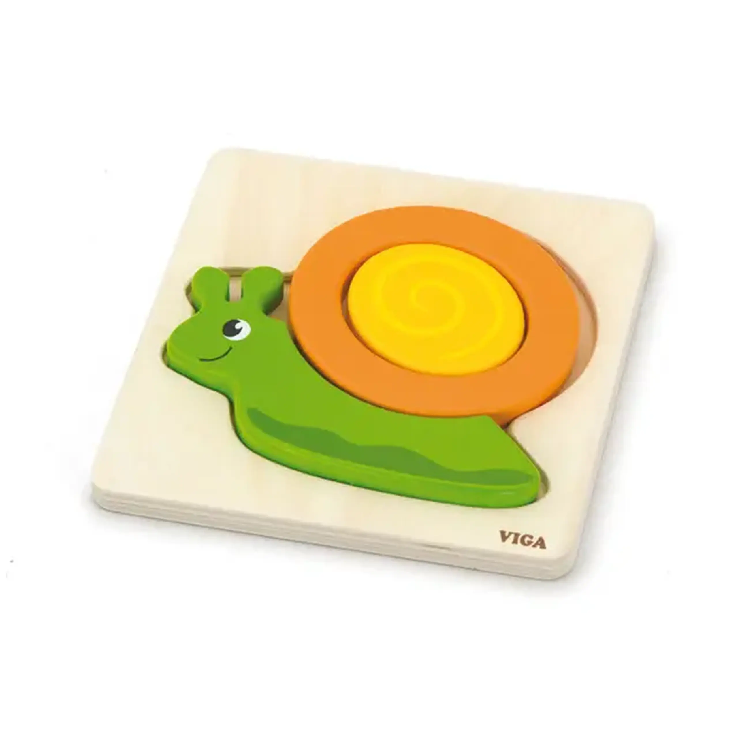 Mini puzzle cu diferite forme "Melc"