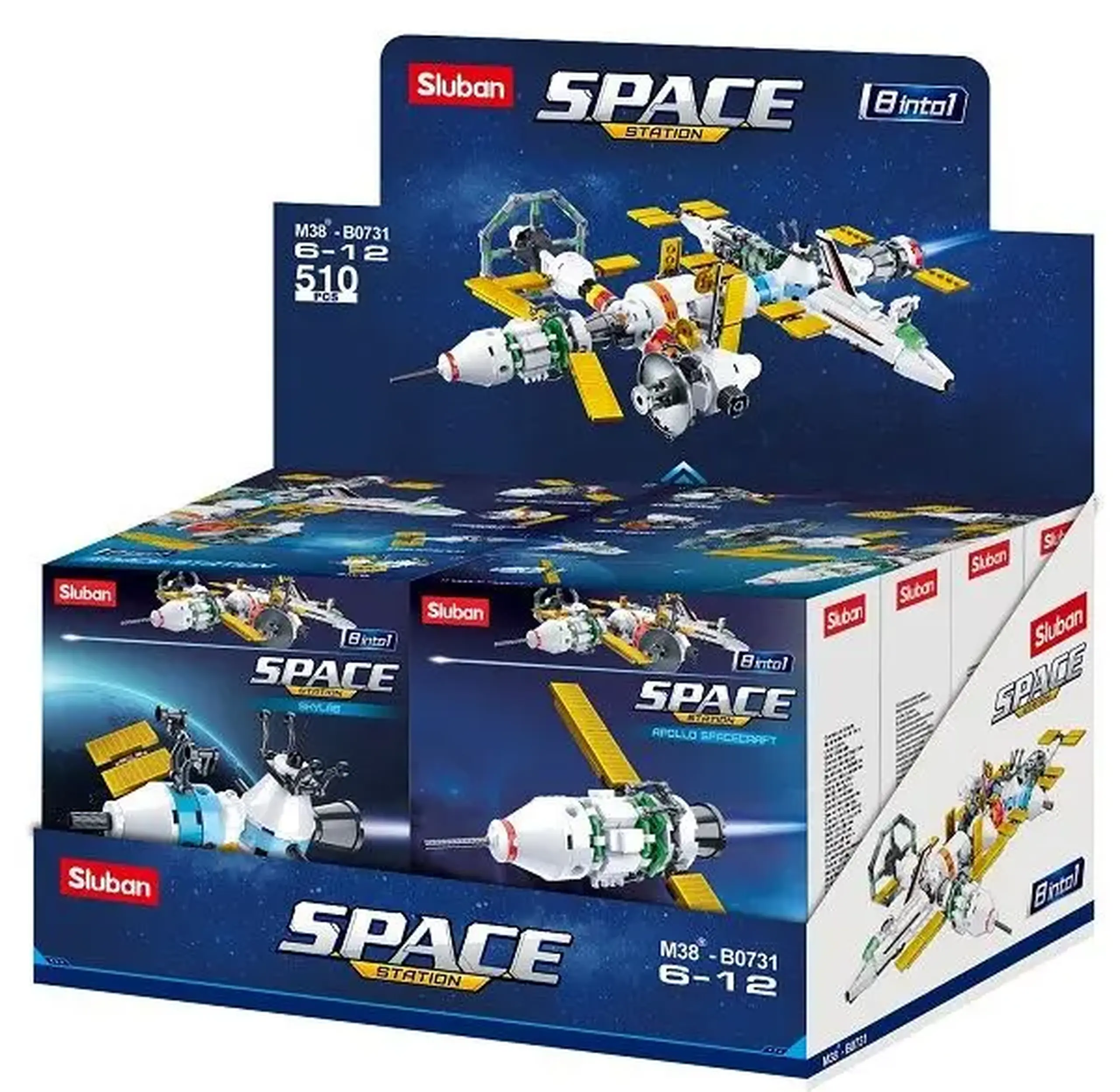 Set de construcție ”Statie cosmica internationala”, 8 modele, de la 58 elem.