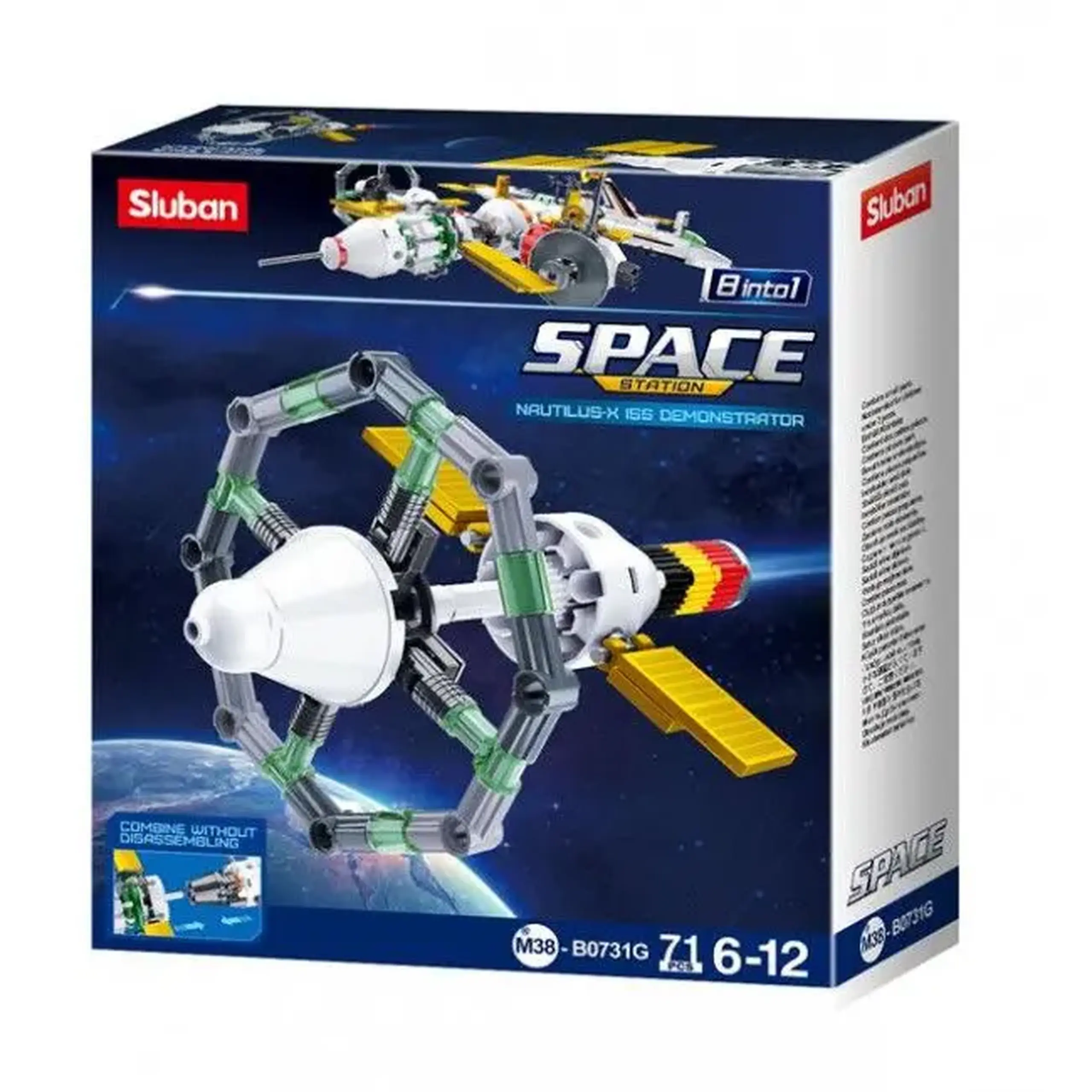 Set de construcție ”Statie cosmica internationala”, 8 modele, de la 58 elem.