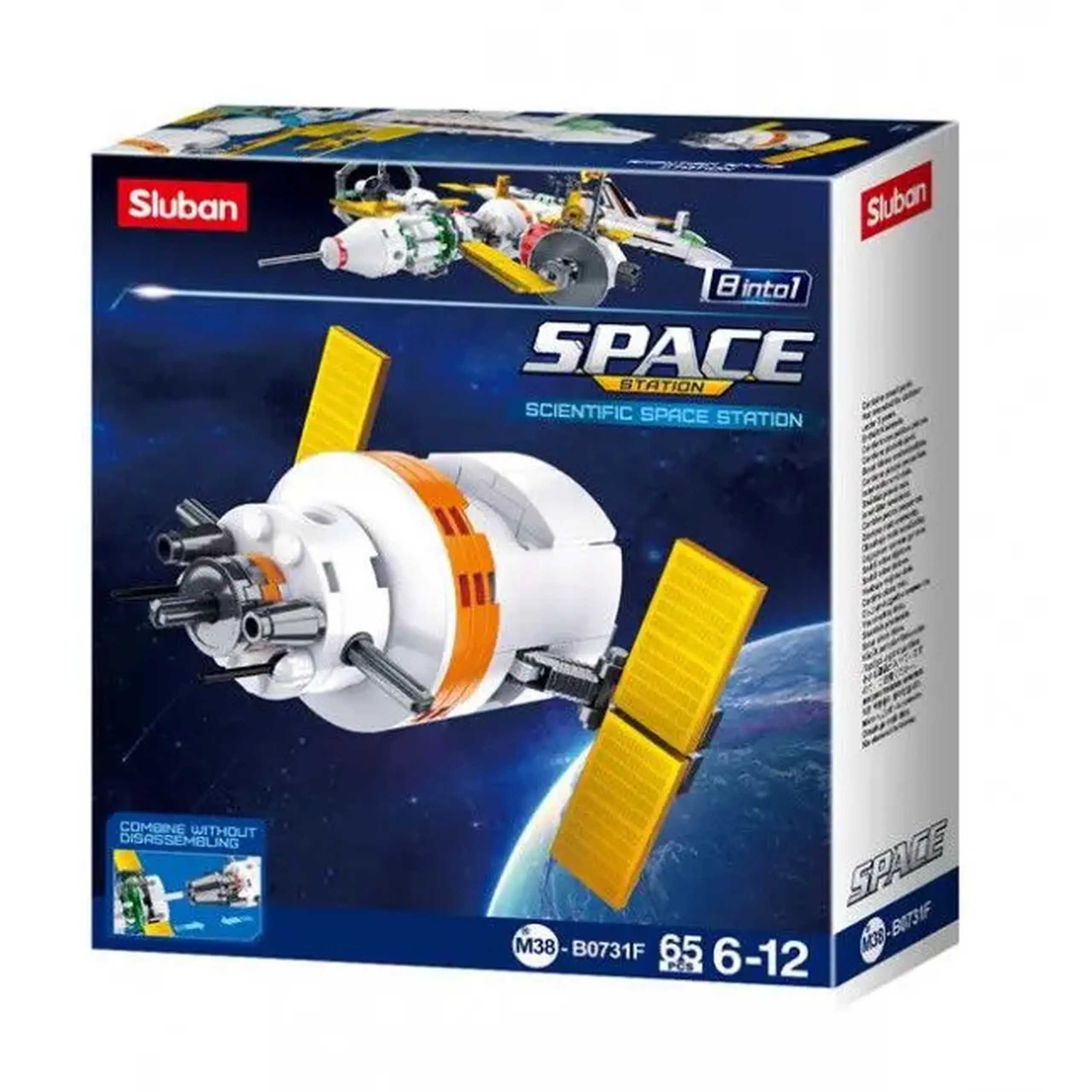 Set de construcție ”Statie cosmica internationala”, 8 modele, de la 58 elem.