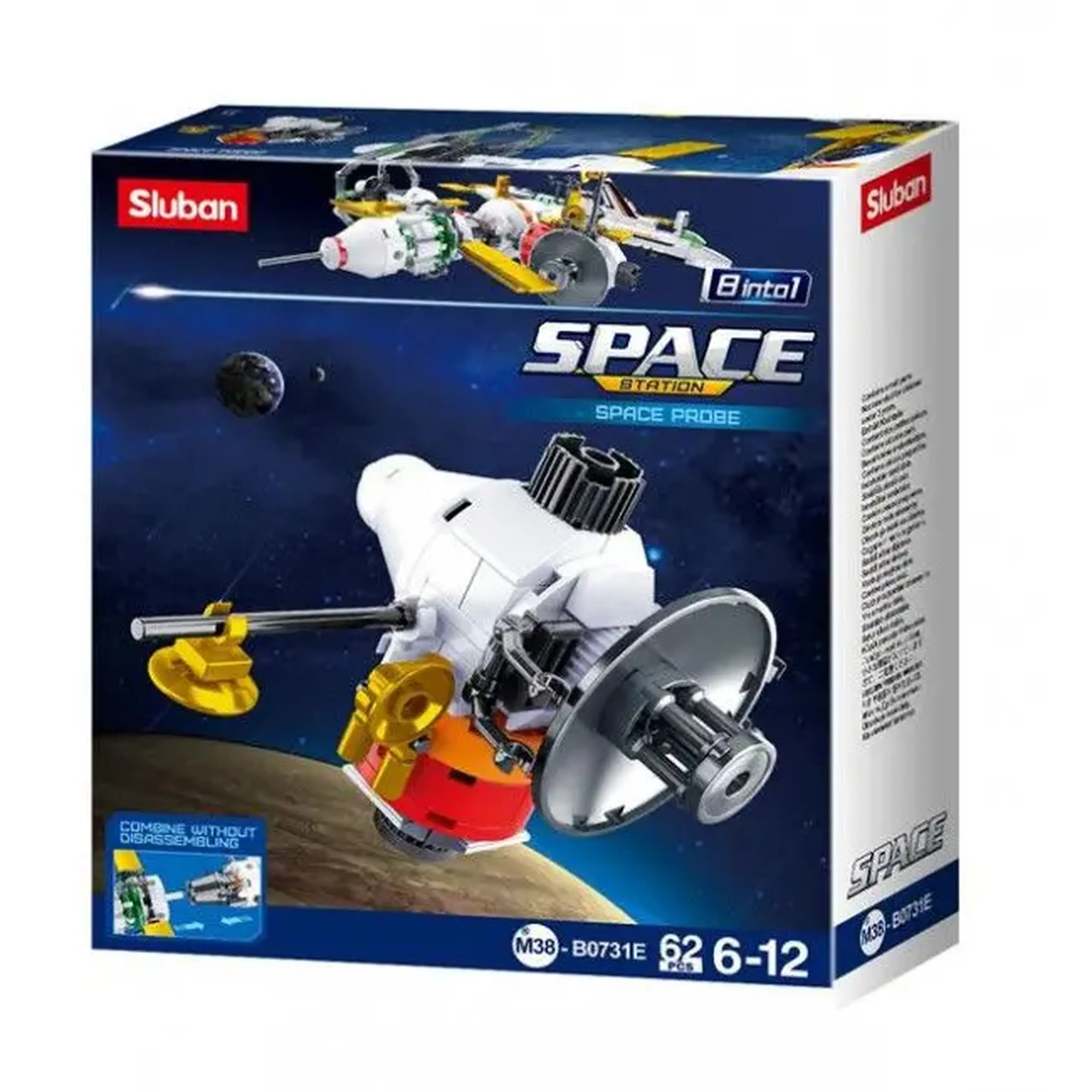 Set de construcție ”Statie cosmica internationala”, 8 modele, de la 58 elem.