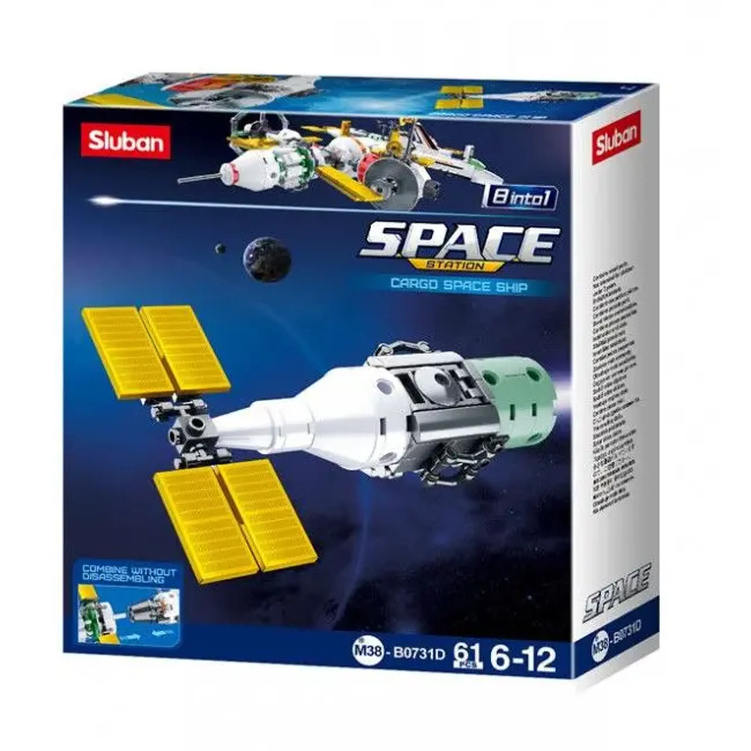 Set de construcție ”Statie cosmica internationala”, 8 modele, de la 58 elem.
