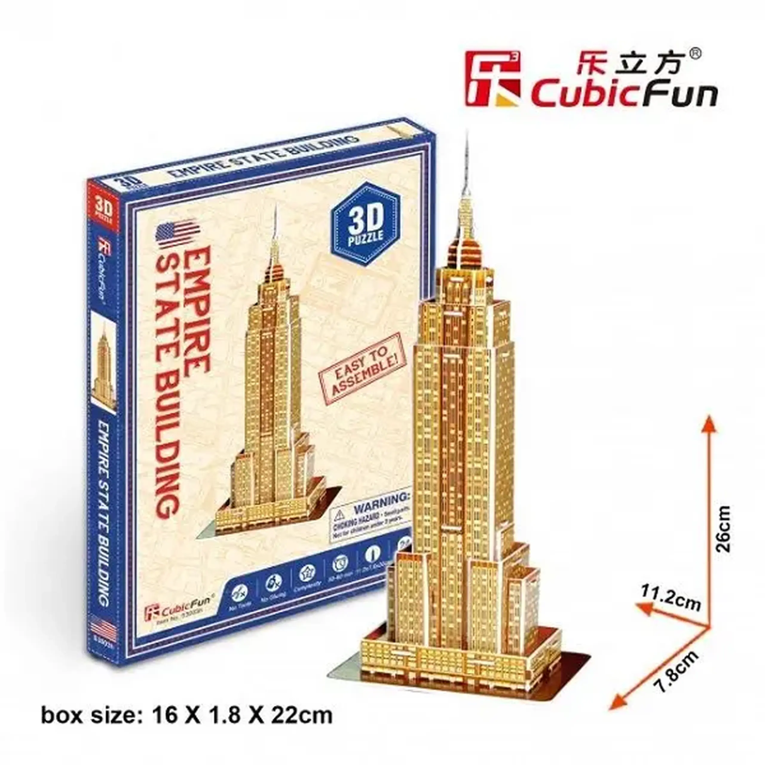 3D puzzle "Empire State Building", 24 elem.