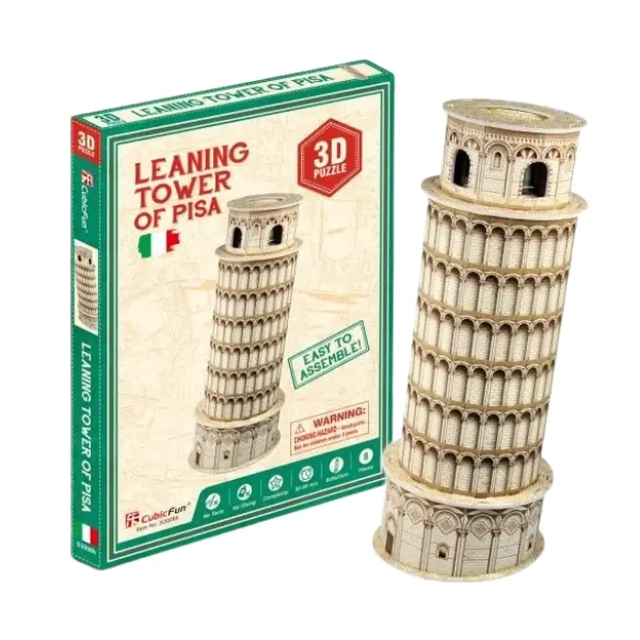 3D puzzle "Tower of Pisa", 8 elem.