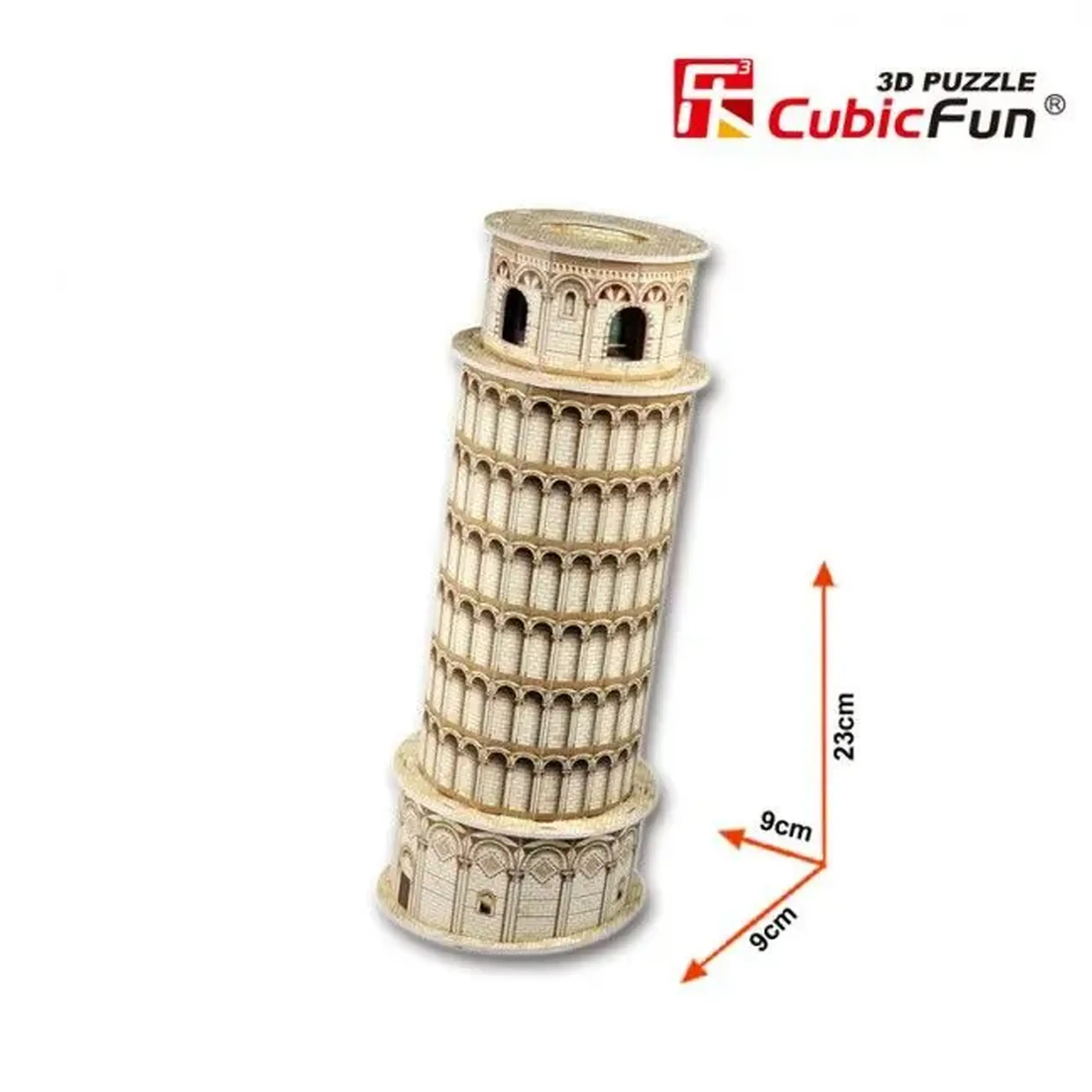 3D puzzle "Tower of Pisa", 8 elem.