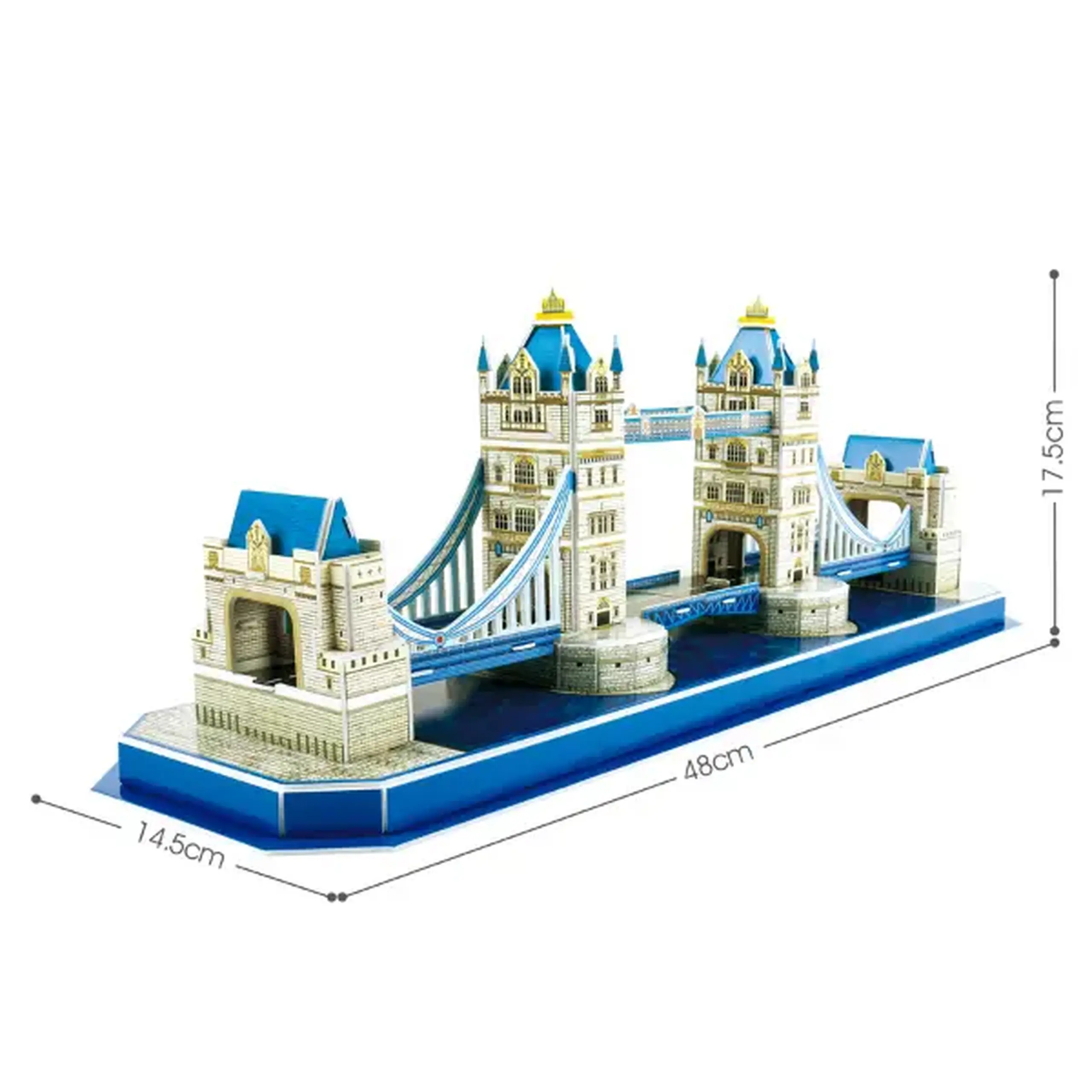 3D puzzle "Podul Turnului", 52 elemente