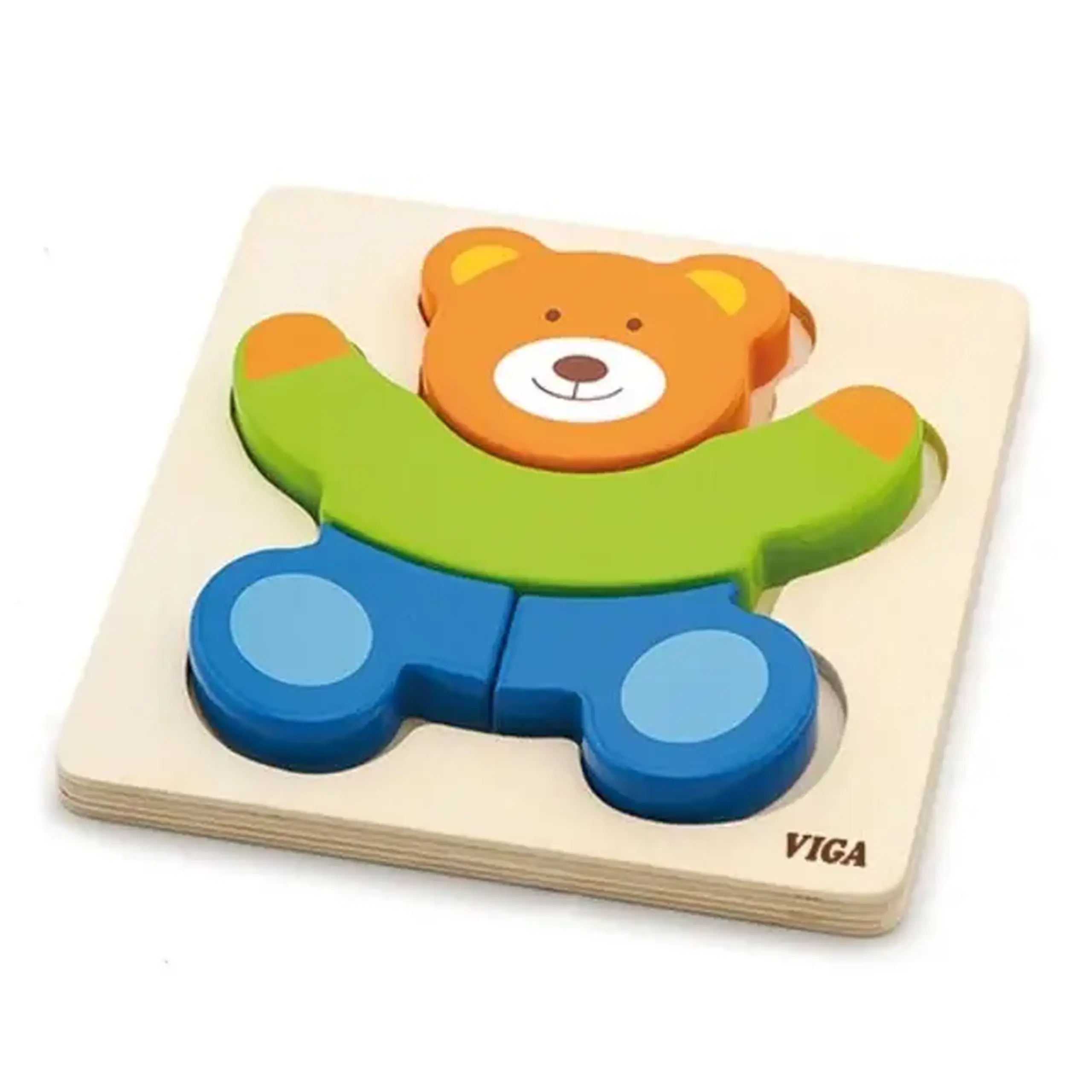 Mini puzzle cu diferite forme "Urs"