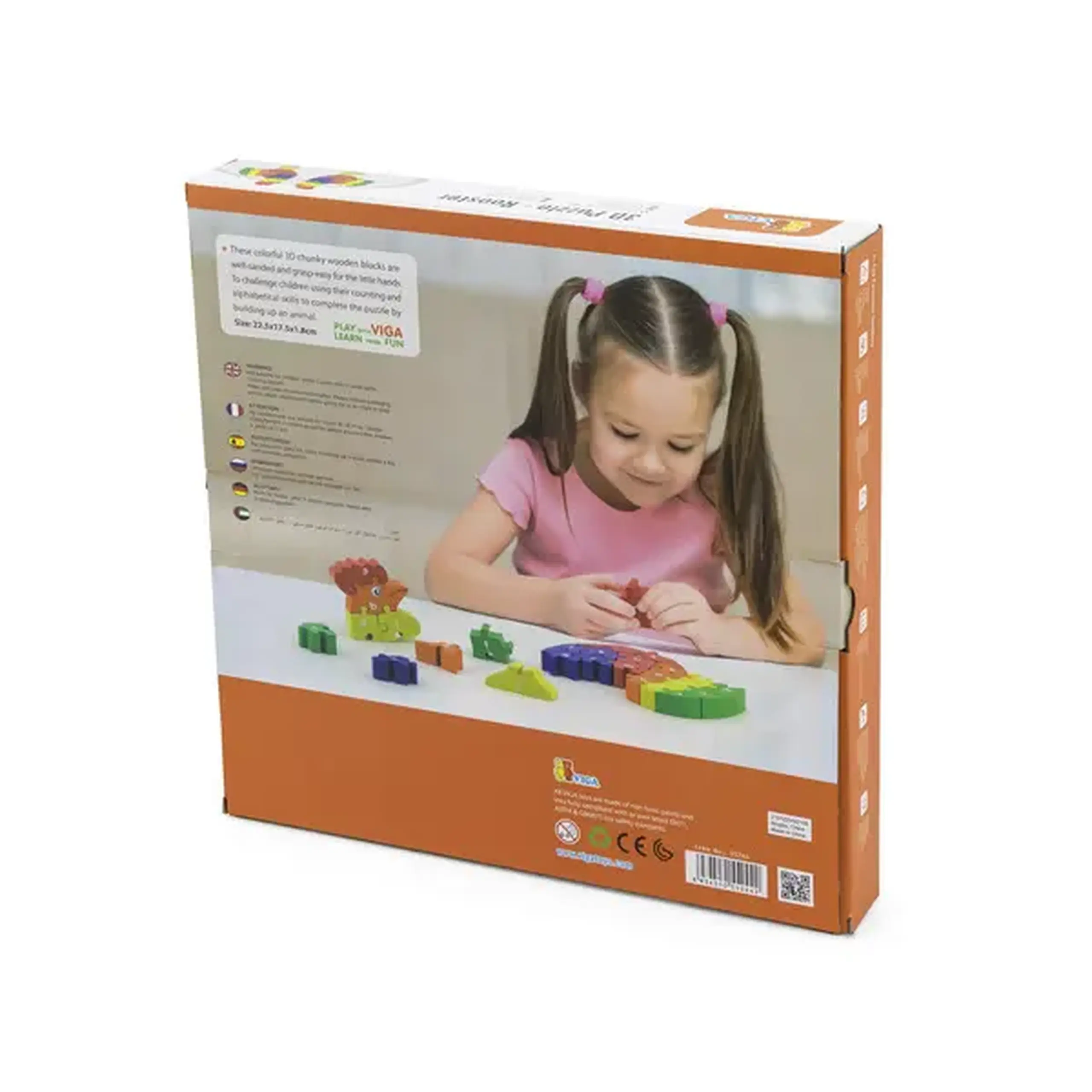 Puzzle 3D din lemn "Cocoș"