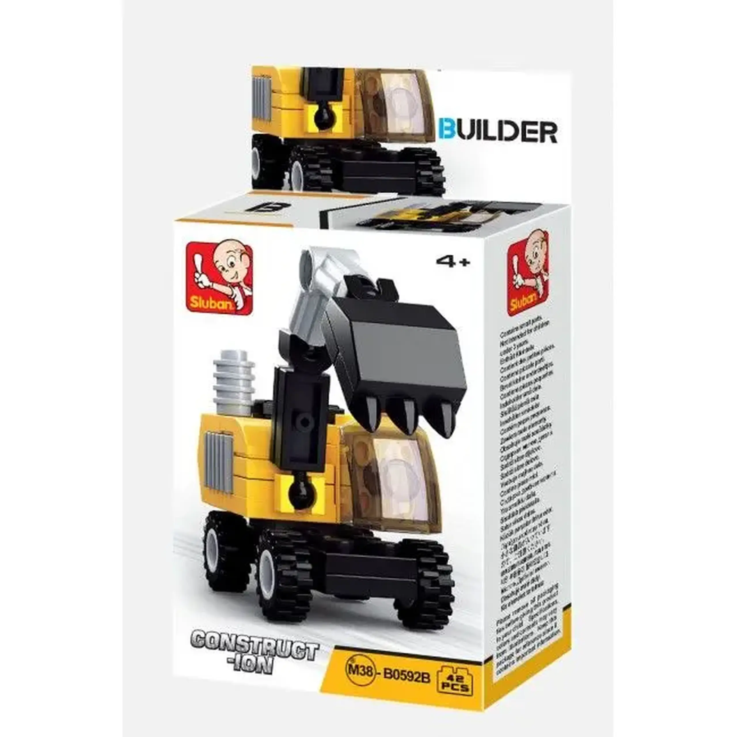 Set de construcție ”Echipament de construcție”, 4 modele, de la 30 pînă la 42 elem.