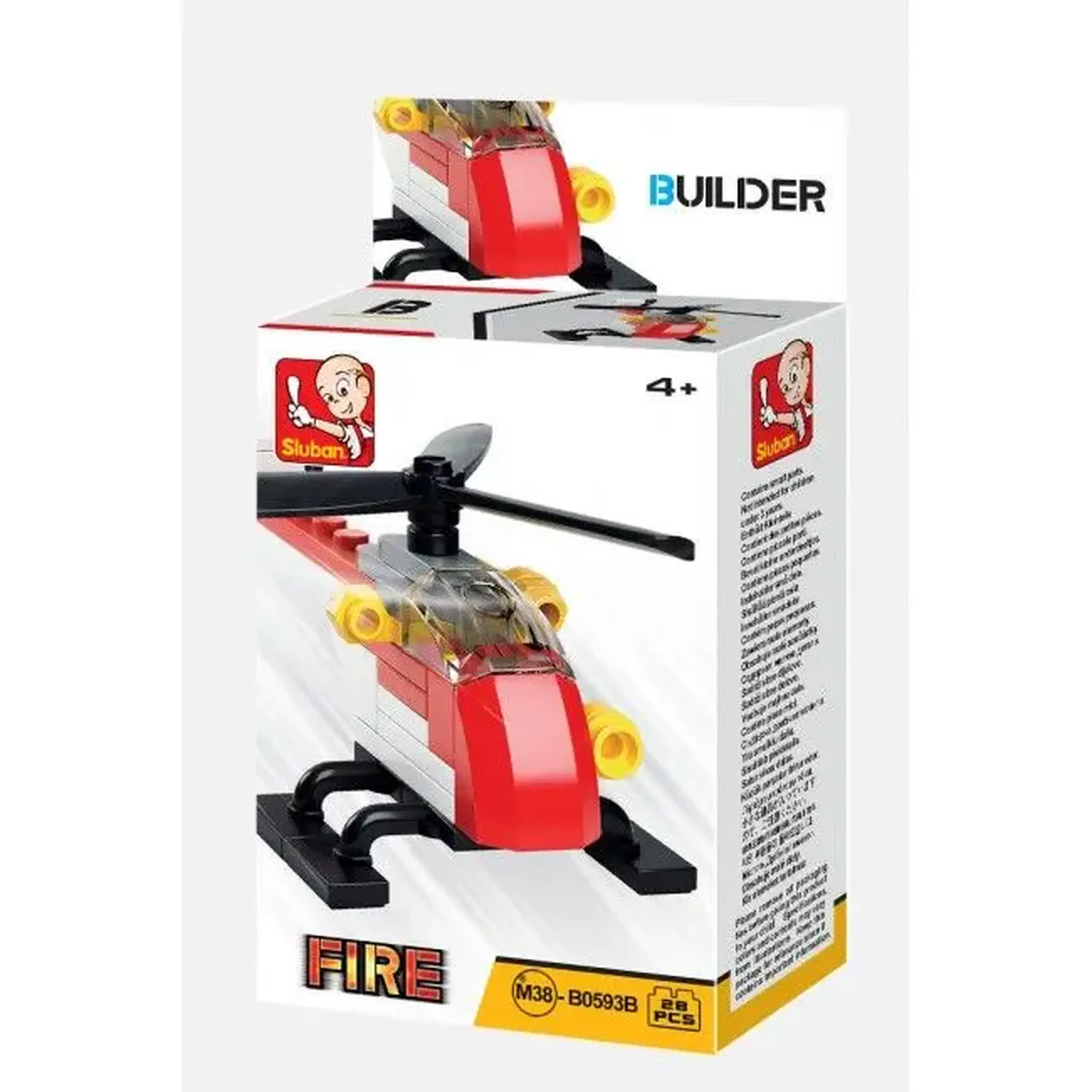 Set de construcție ”Transportul pompierilor”, 4 modele, de la 23 pînă la 43 elem.
