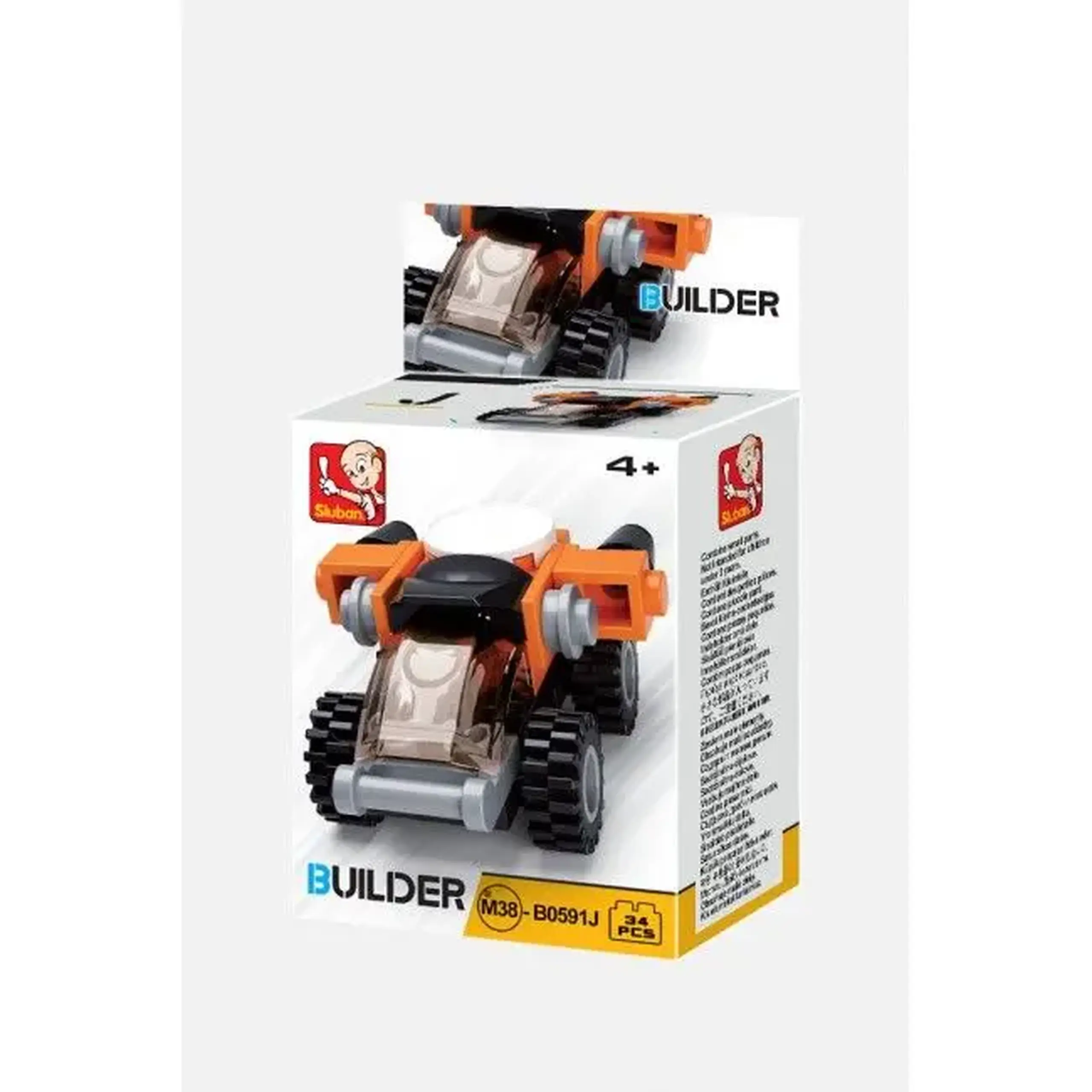 Set de construcție ”Construiește un automobil”, 12 modele, de la 18 pînă la 31 elem.